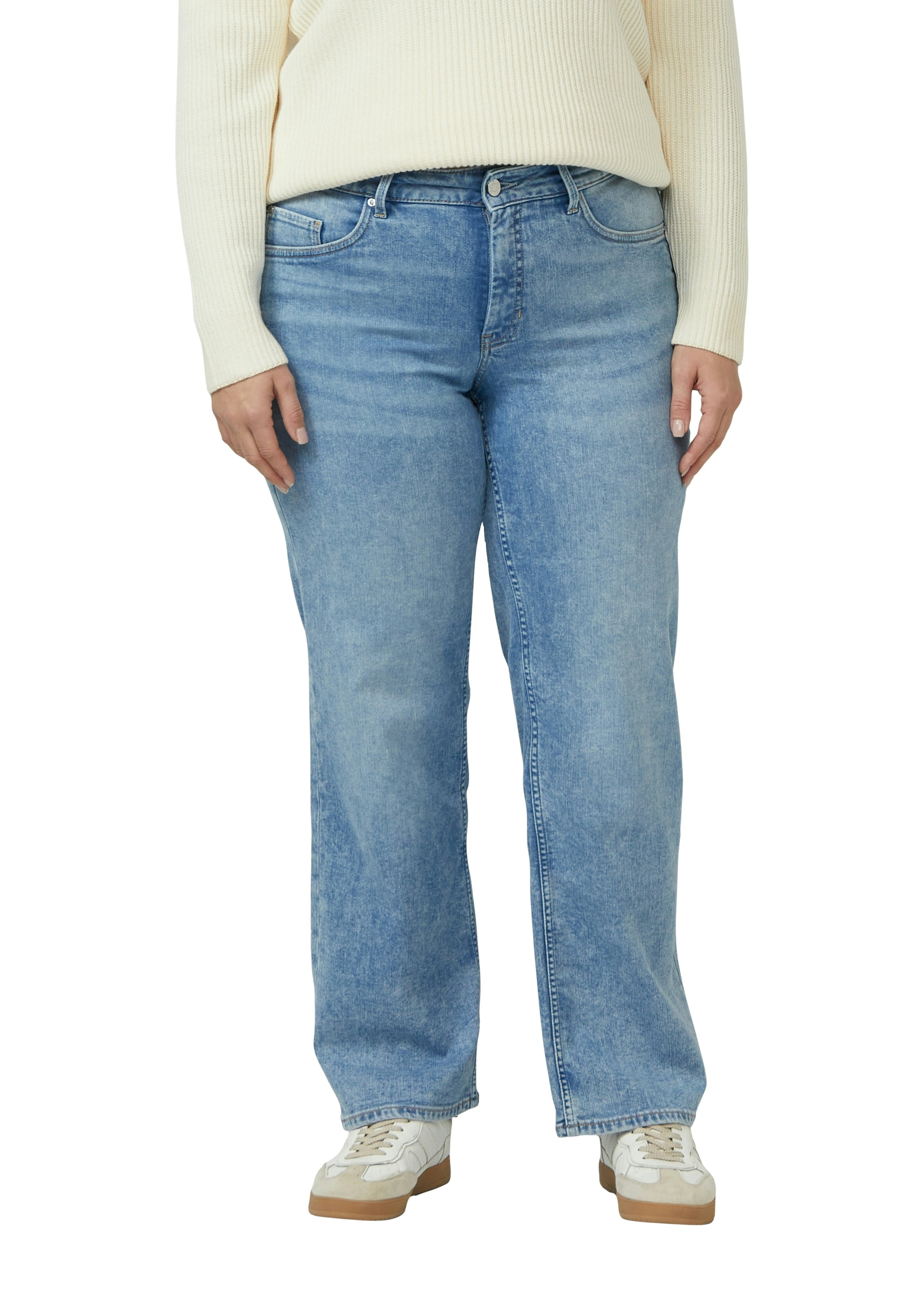 Image of s.Oliver CURVE Bootcut-Jeans mit Stretch/Grosse Grössen