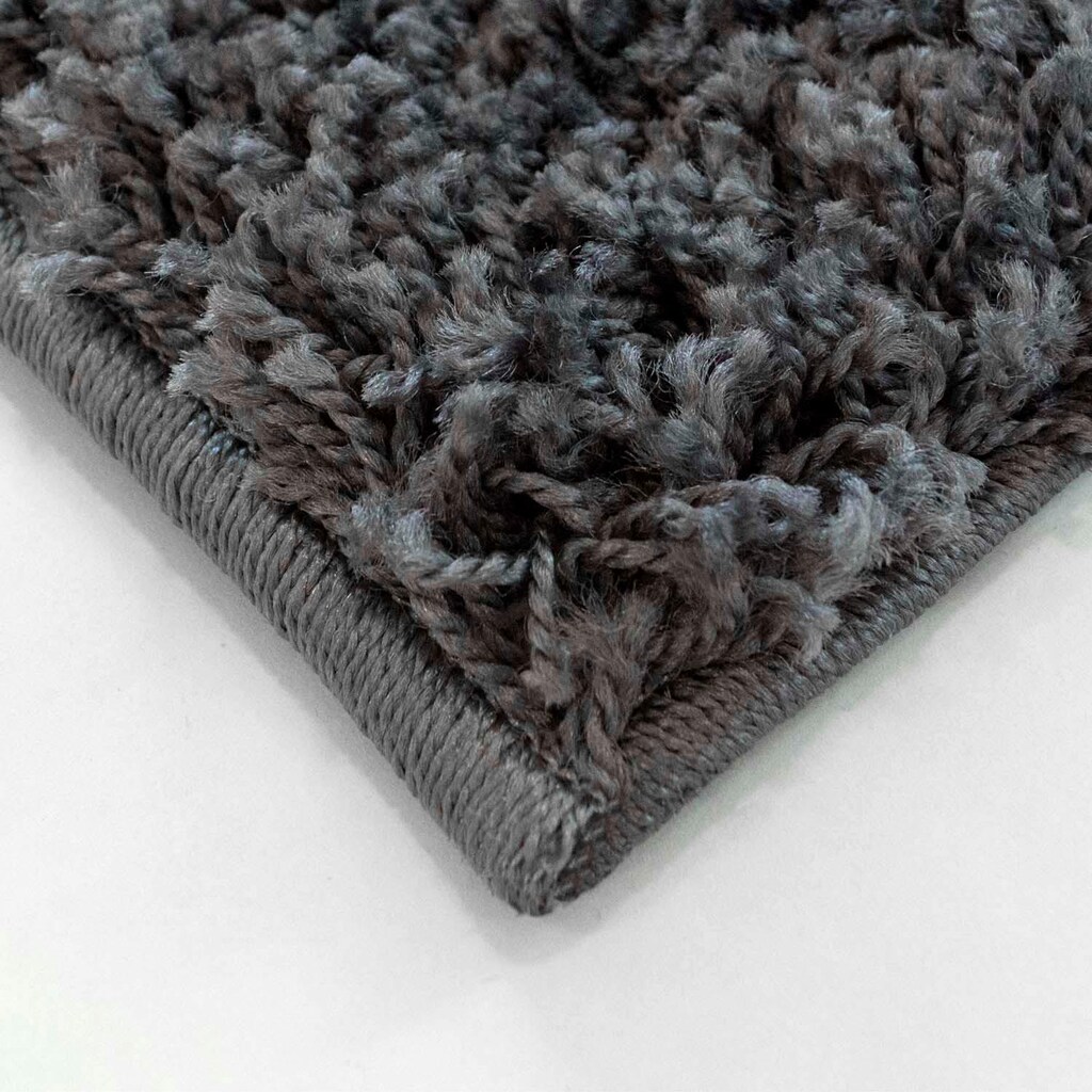Carpet City Hochflor-Teppich »Shaggi uni 500«, rechteckig, Shaggy-Teppich, Uni Farben, Langflor, Weich