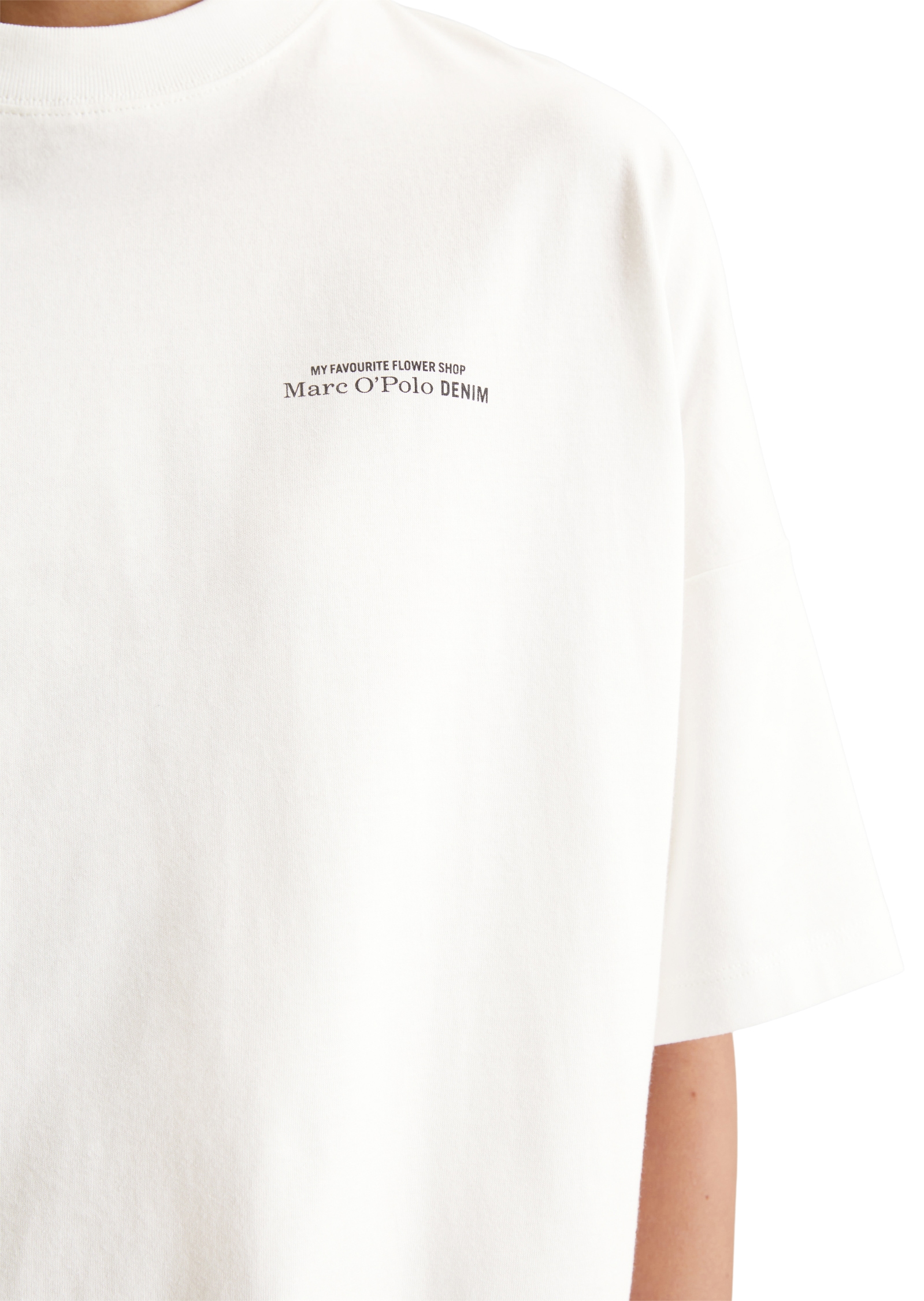 Marc O'Polo DENIM T-Shirt, oversized, mit grossem Rückenprint