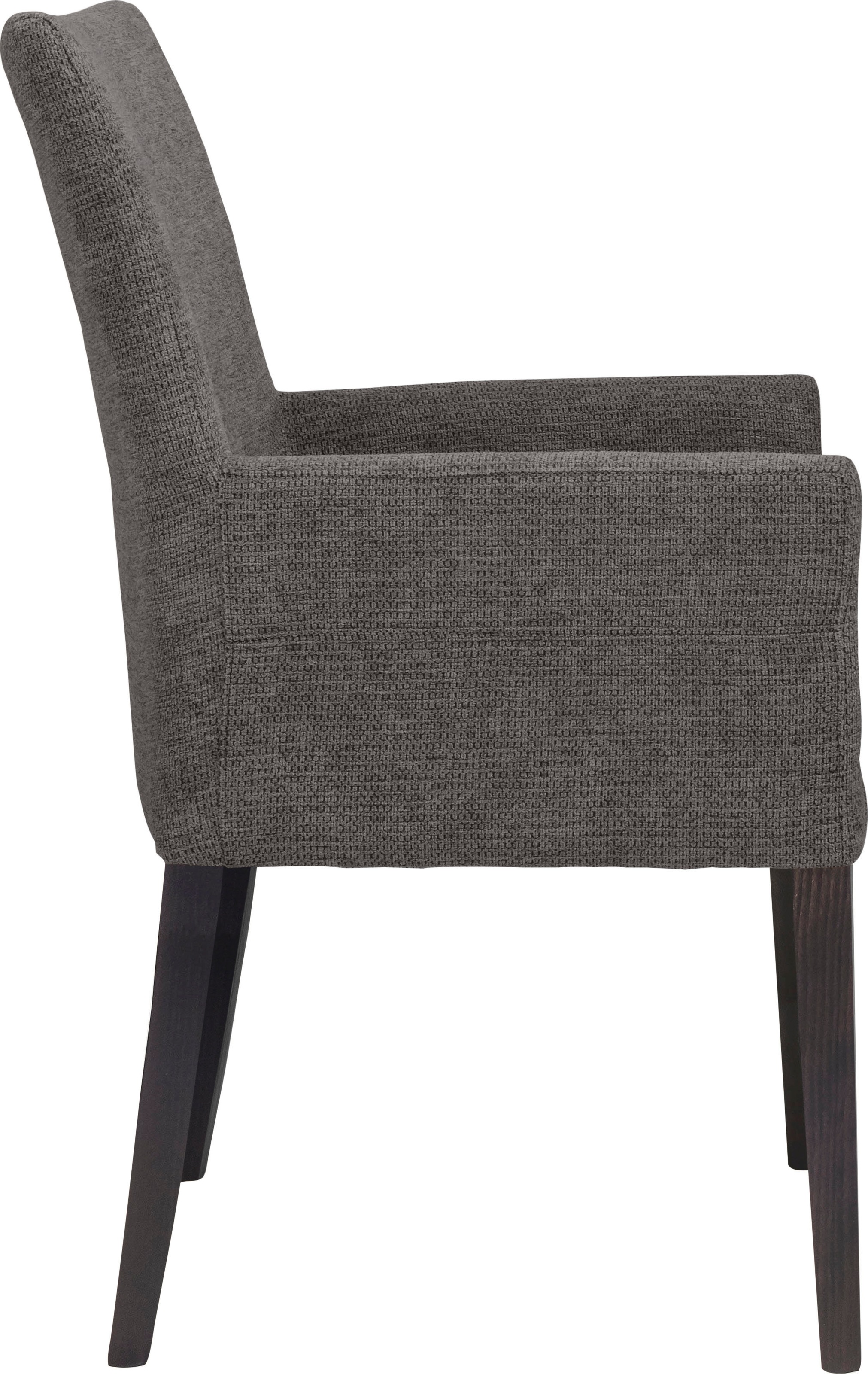 Home affaire Armlehnstuhl »Aspen« () Beine aus massiver Buche, wengefarben lackiert