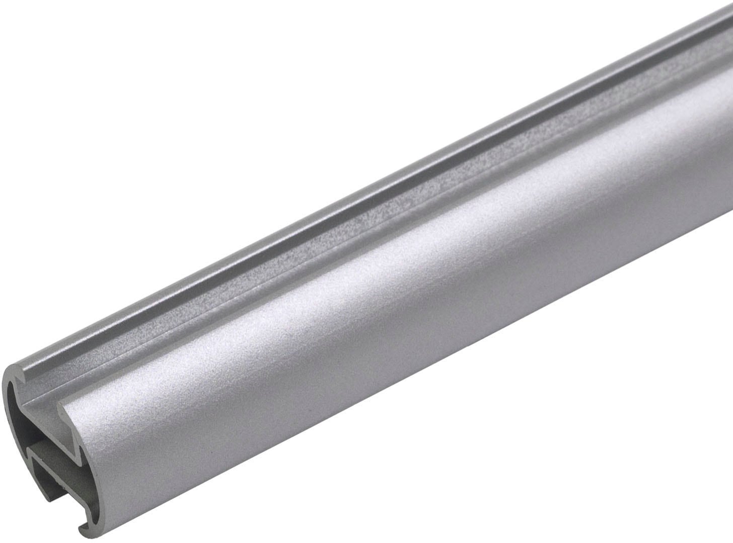 Liedeco Gardinenstange »Innenlaufgarnitur 20 mm Power Kugel mit Ring«, 1 läufig-läufig, Fixmass, Gardinenstange Komplett