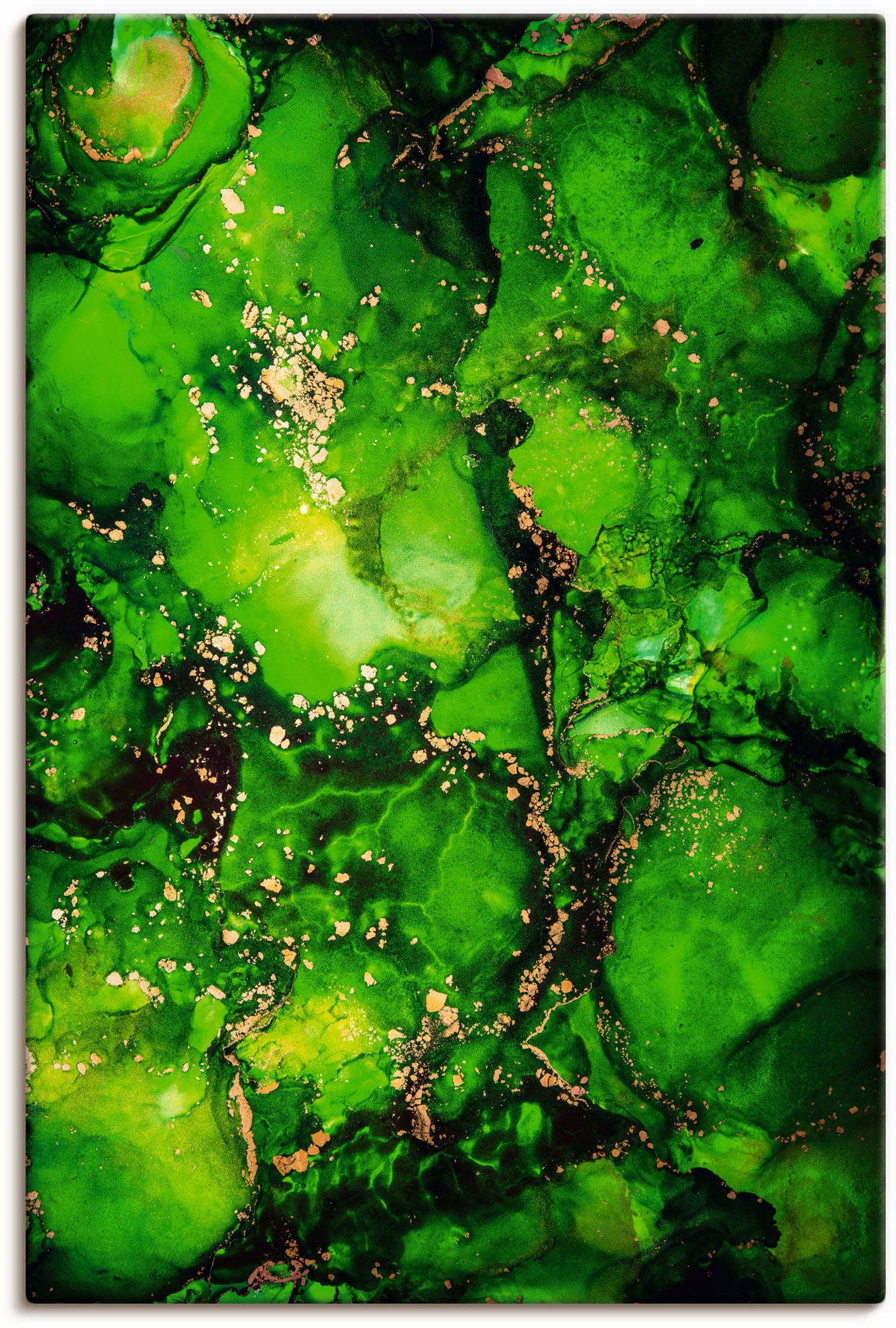 Image of Artland Wandbild »Grünes Wasser«, Muster, (1 St.), in vielen Grössen & Produktarten - Alubild / Outdoorbild für den Aussenbereich, Leinwandbild, Poster, Wandaufkleber / Wandtattoo auch für Badezimmer geeignet bei Ackermann Versand Schweiz