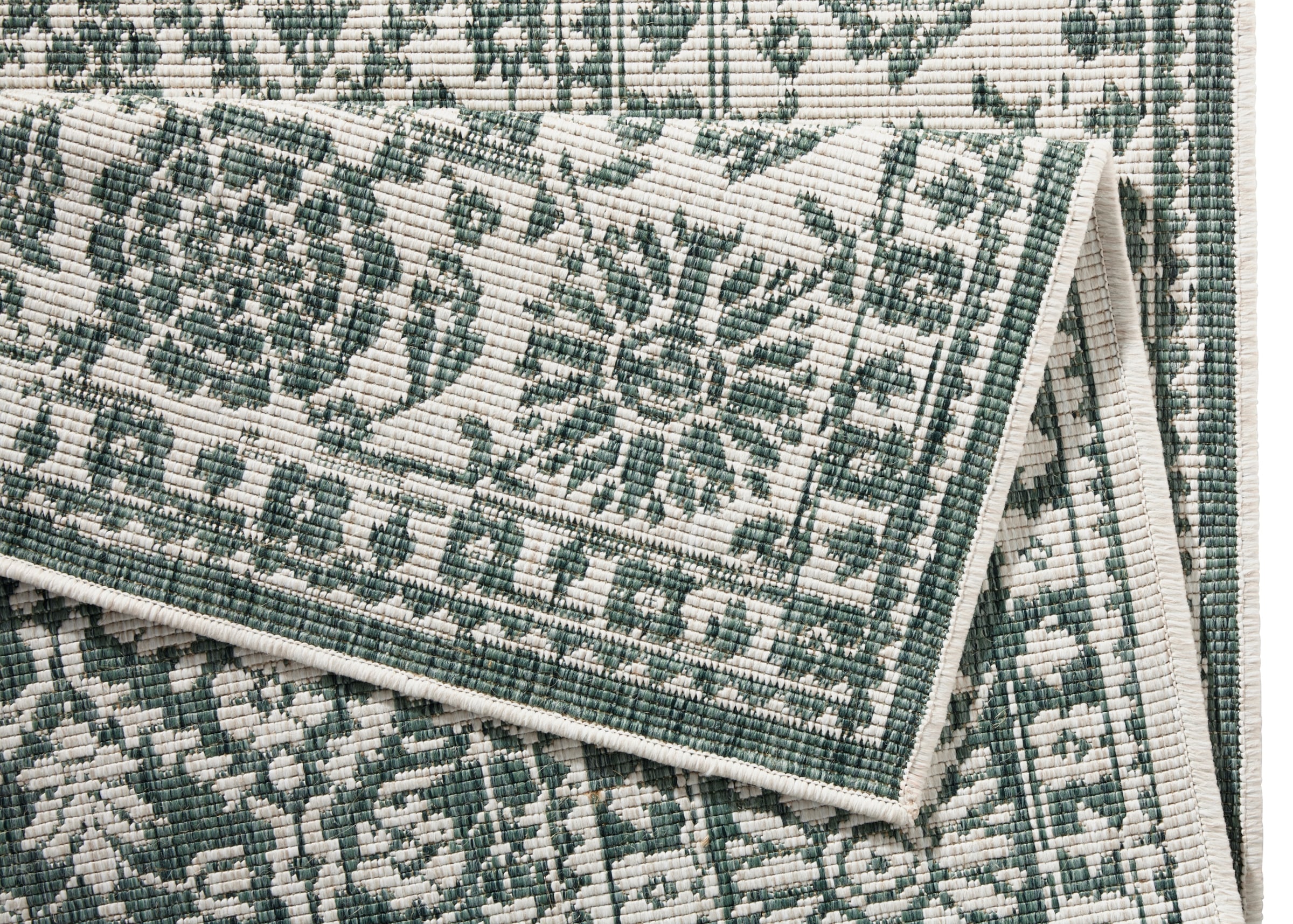 NORTHRUGS Teppich »Curacao«, rechteckig, 5 mm Höhe, In-& Outdoor, Läufer, Wetterfest, Balkon, Wohnzimmer, Wasserfest