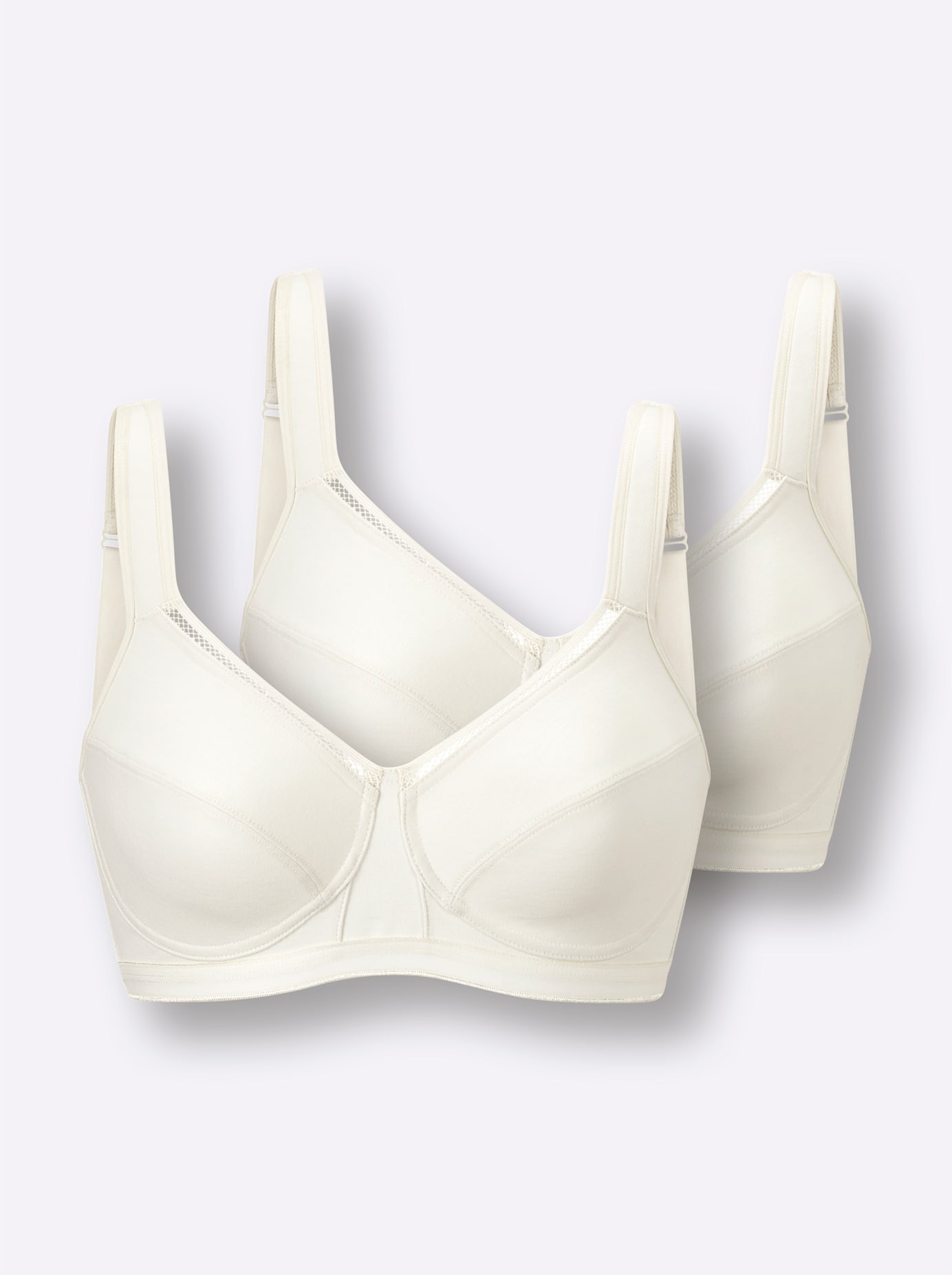 wäschepur Bügelloser BH 2-Stück-Packung, 2 Stk.