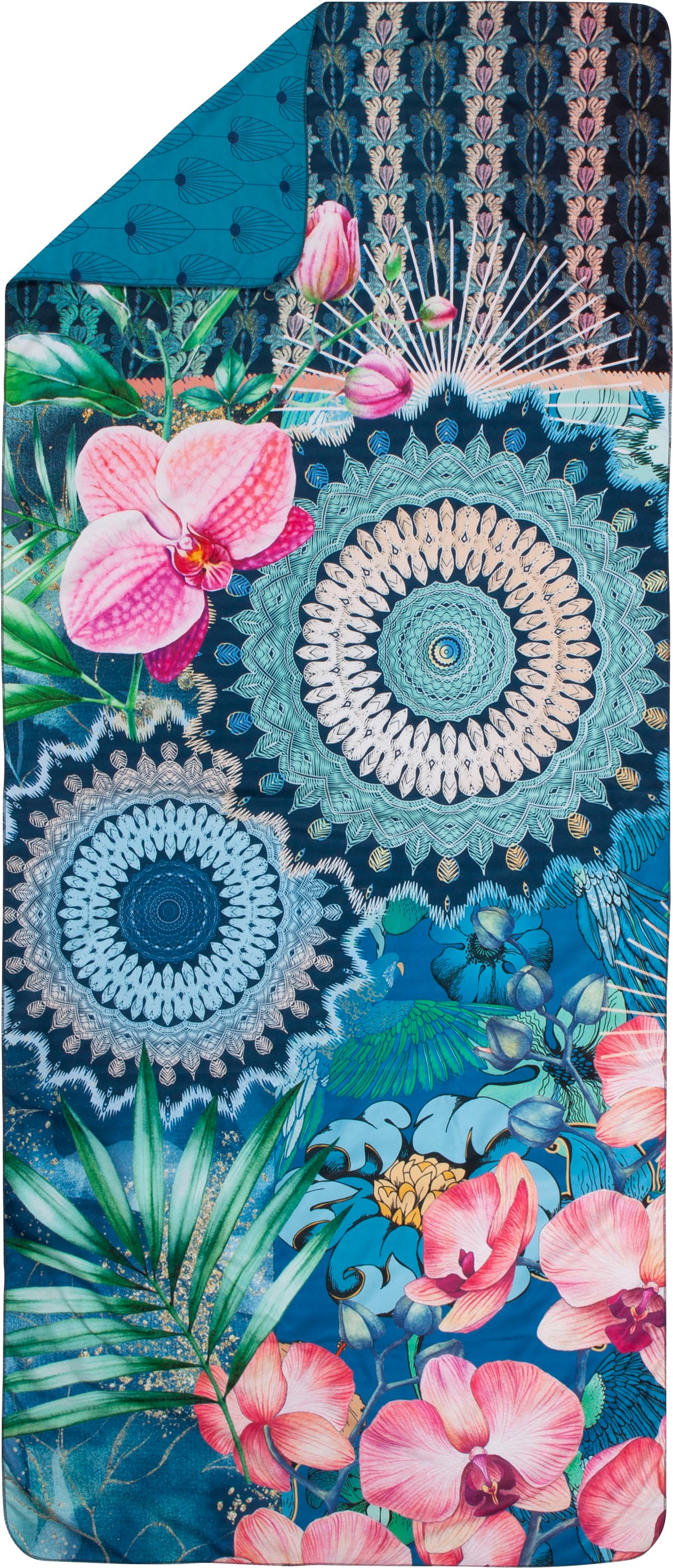 Image of hip Strandtuch »Valdez«, (1 St.), mit Mandala & Blumen bei Ackermann Versand Schweiz