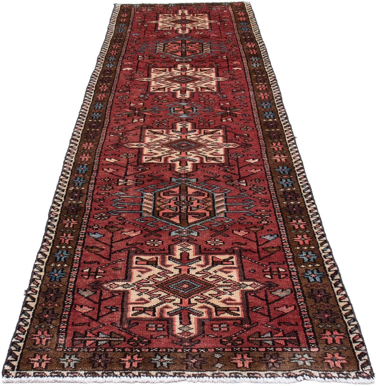 Image of morgenland Hochflor-Läufer »Qaraja Medaillon 310 x 75 cm«, rechteckig, 1 mm Höhe, Handgeknüpft bei Ackermann Versand Schweiz