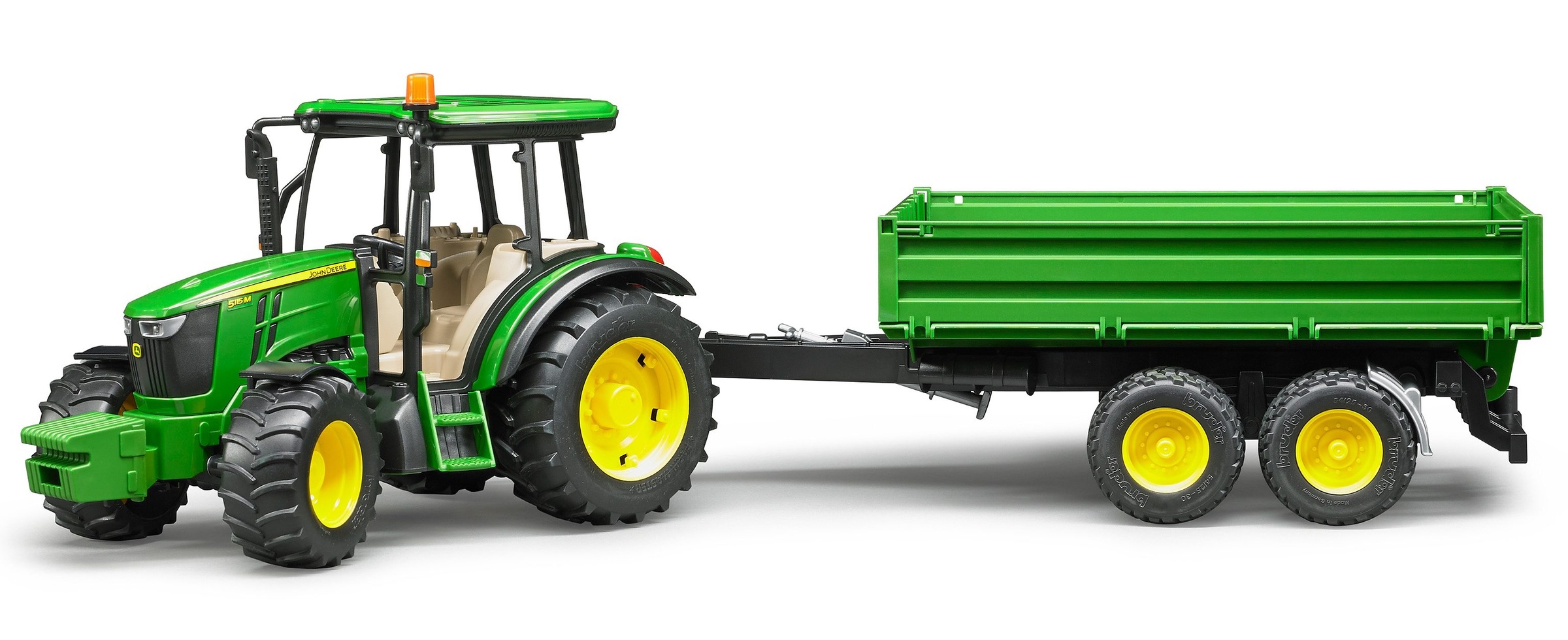 Image of Bruder® Spielzeug-Traktor »John Deere 5115M mit Bordwandanhänger«, mit Anhänger, Made in Germany bei Ackermann Versand Schweiz