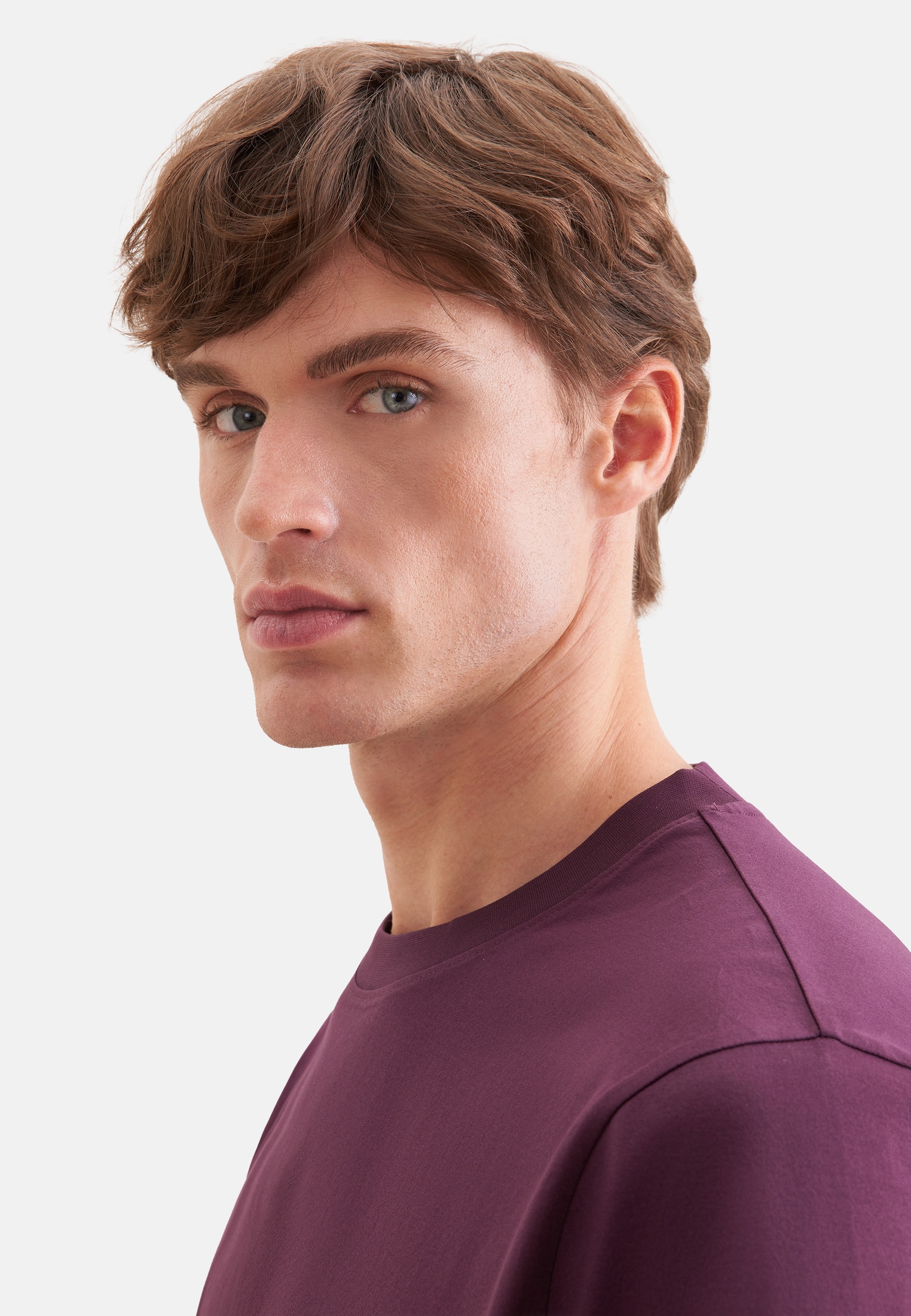 seidensticker T-shirt 1/2 col rond uni