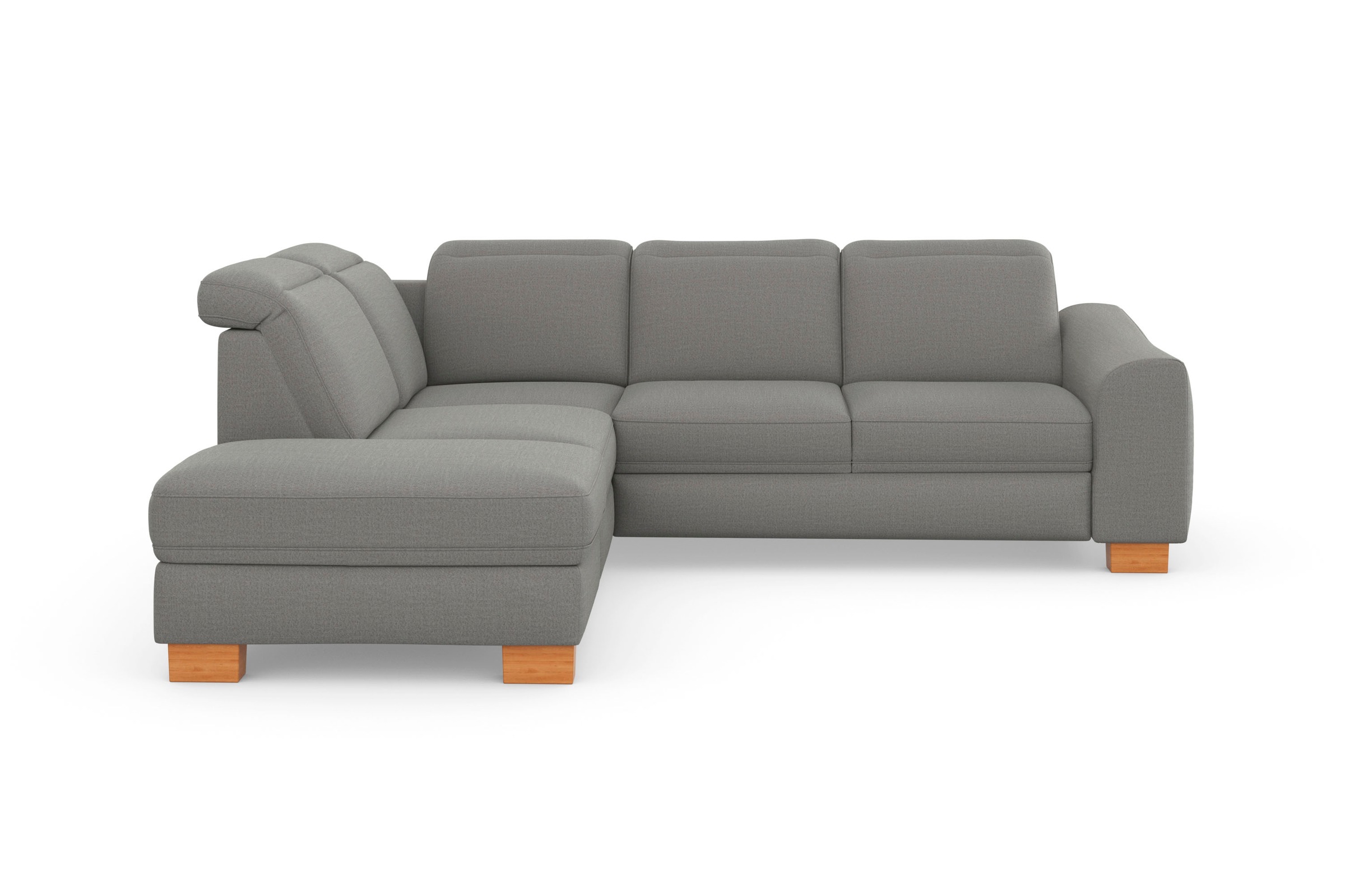 Image of sit&more Ecksofa »Durness«, mit Federkern und hochwertigen Massivholzfüssen, wahlweise mit Kopfteilverstellung, Bettfunktion und Stauraum oder mit Bettfunktion und Bettkasten bei Ackermann Versand Schweiz