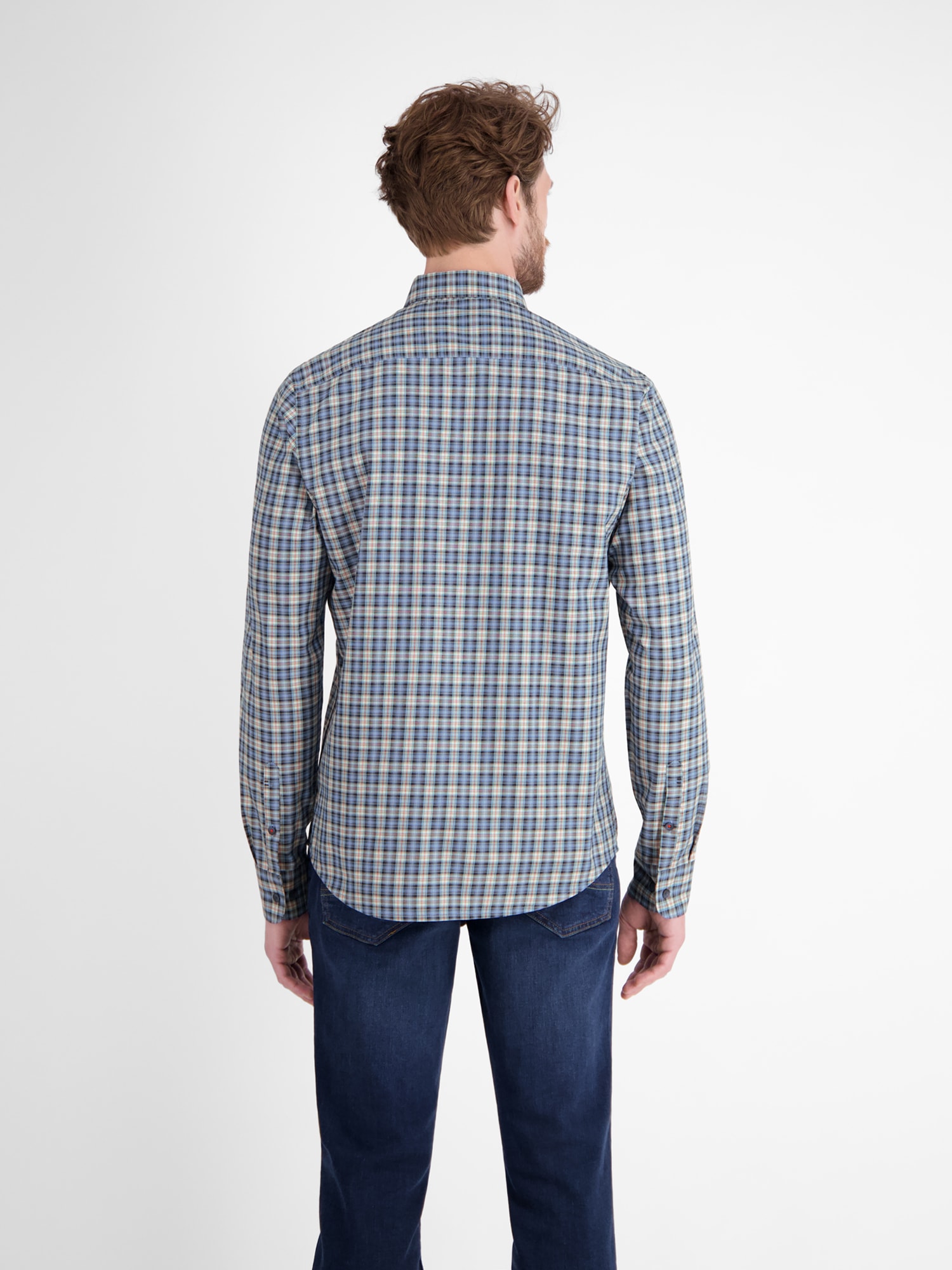 LERROS Karohemd »LERROS Kariertes Herrenhemd, sportiv und stilbewusst«