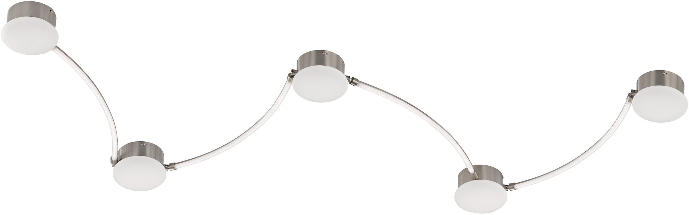 Image of WOFI LED Deckenleuchte »Deckenleuchte Lima 5 Flg.«, LED-Modul, 1 St., Warmweiss, flexible Anordnung bei Ackermann Versand Schweiz