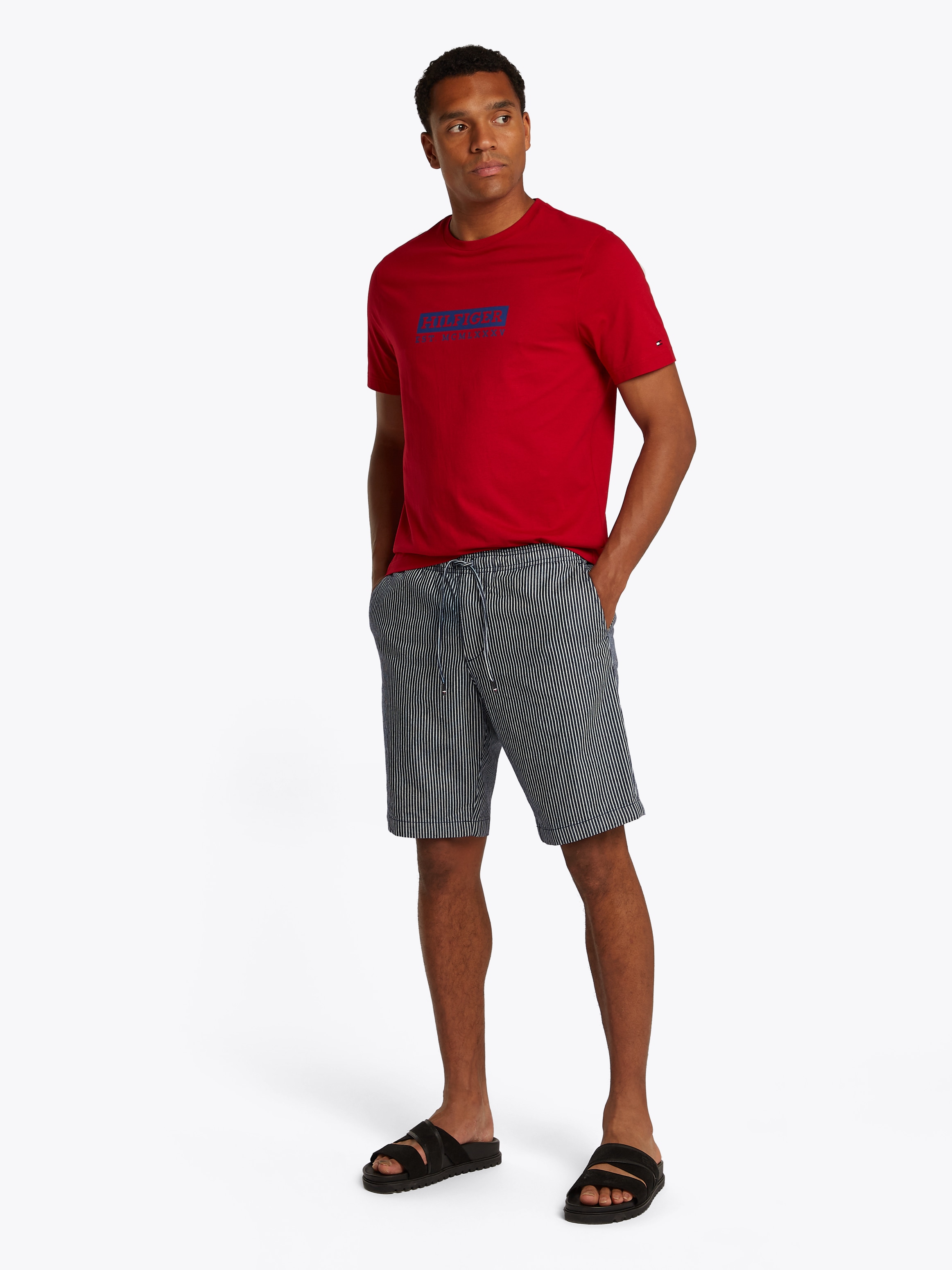 Tommy Hilfiger Shorts »HARLEM STRIPE SHORT«, fein gestreift