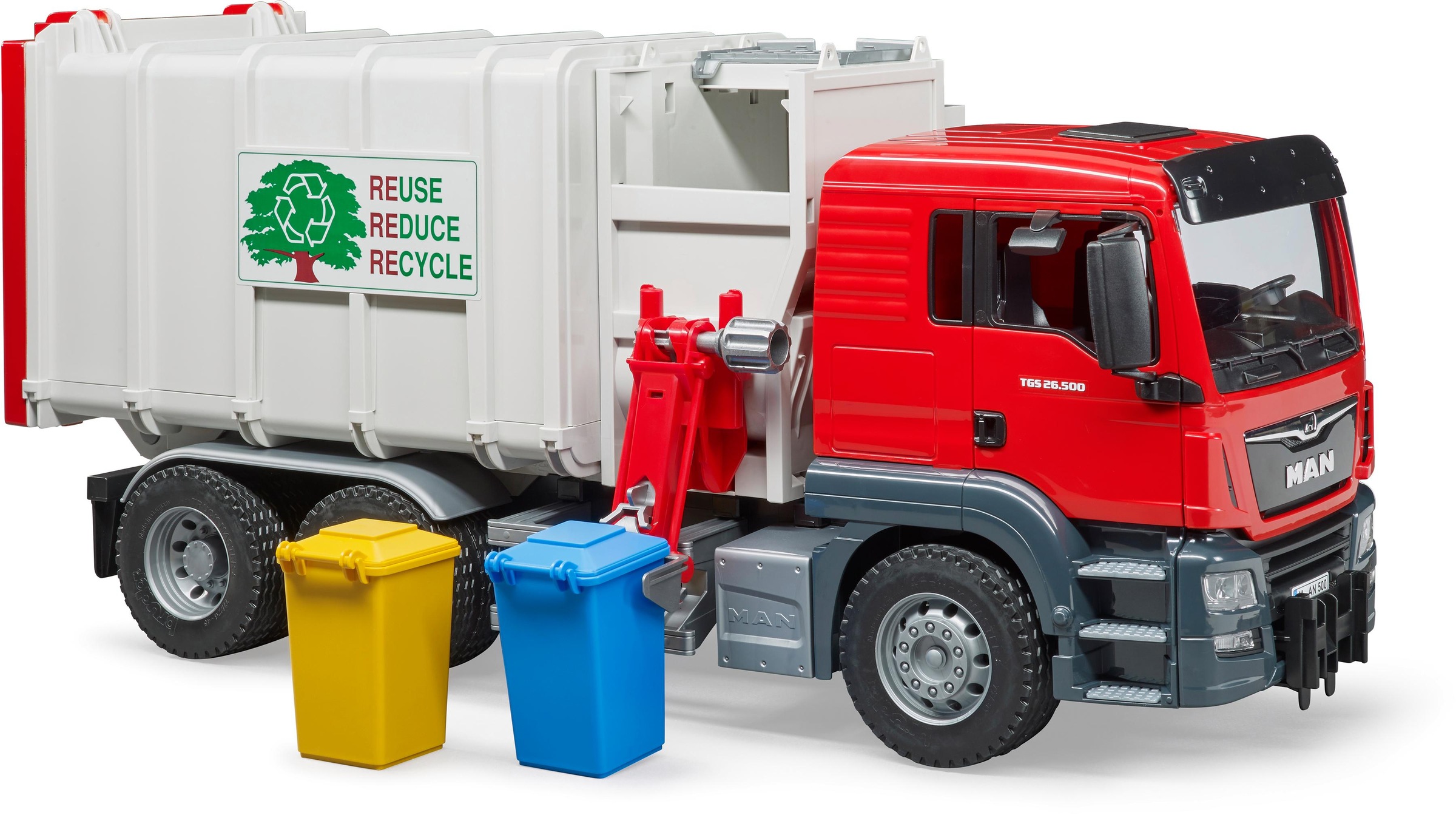 Image of Bruder® Spielzeug-Müllwagen »MAN TGS Seitenlader«, Made in Germany bei Ackermann Versand Schweiz