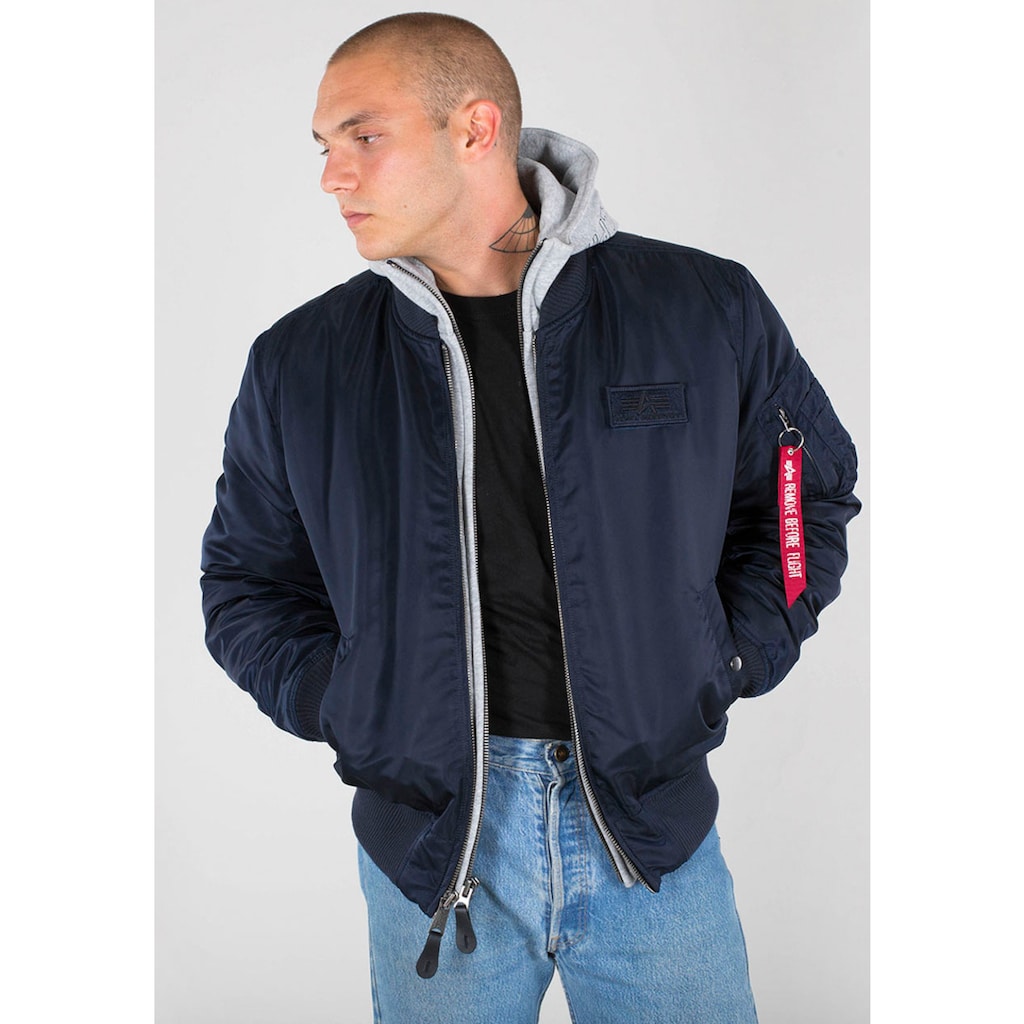 Alpha Industries Bomberjacke »MA-1 D-TEC«, mit Kapuze