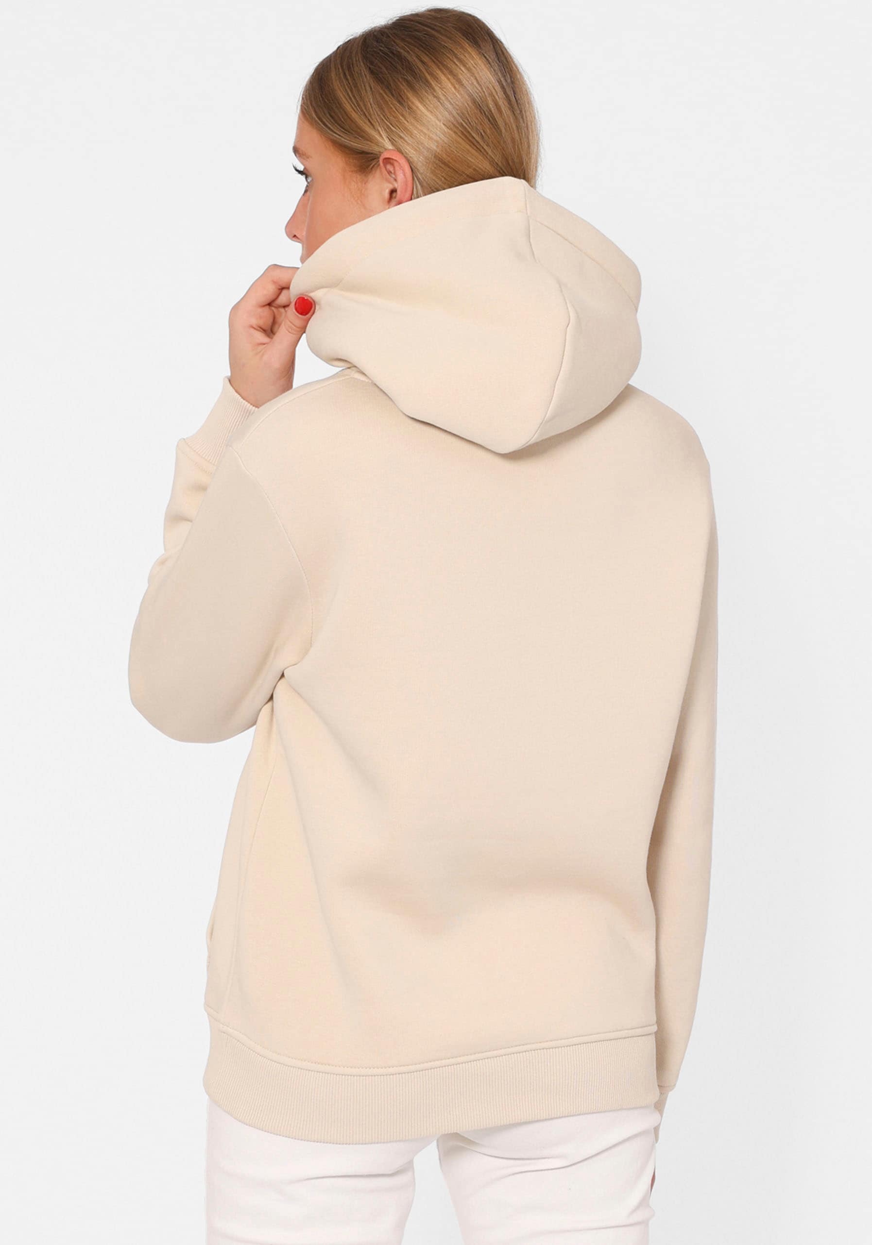 Zwillingsherz Hoodie »"Dog Mom"«, mit gesticktem Hundemotiv und Fronttasche