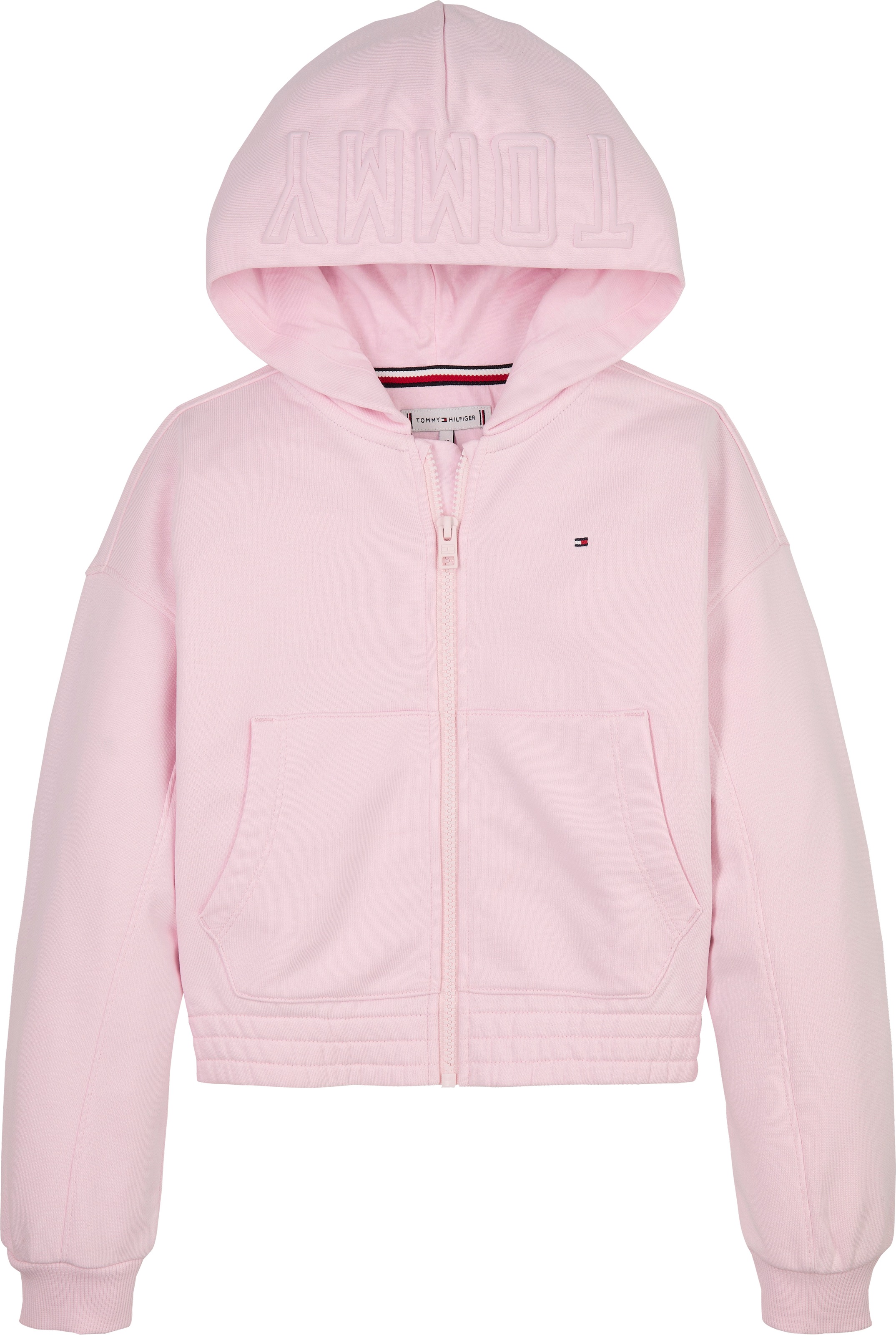 Tommy Hilfiger Sweat à capuche »TOMMY PUFF PRINT ZIP THRU HOODIE« für Kinder bis 16 Jahre, Druck auf der Kapuze