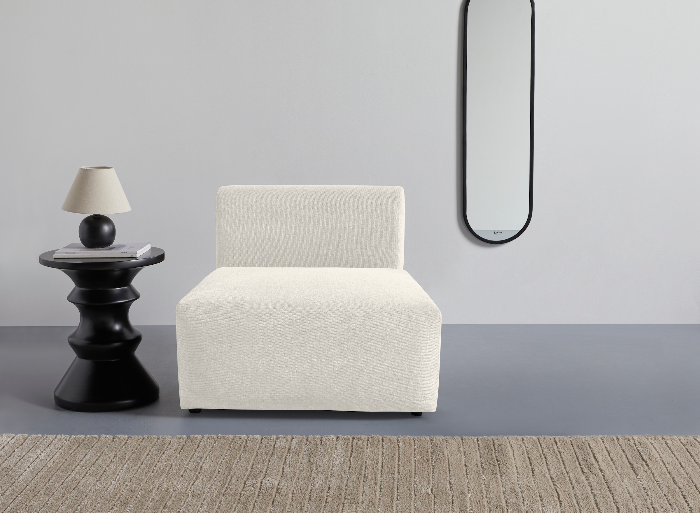 Image of LeGer Home by Lena Gercke Sessel "LYZA Sofa-Mittelelement, Masse B/T/H: 76/96/74 cm" als Modul oder separat verwendbar, für individuelle Zusammenstellung