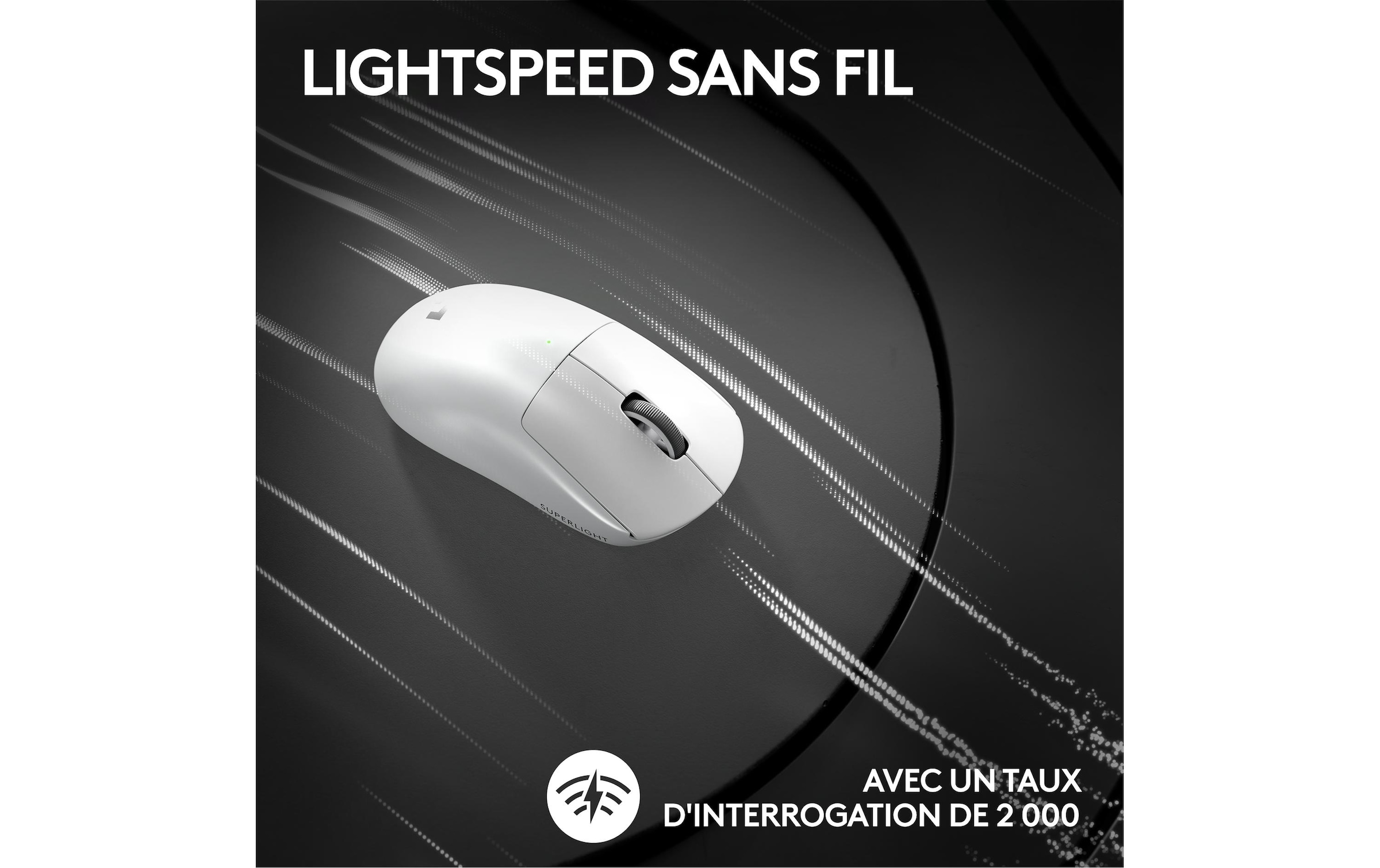 Logitech Gaming-Maus »Pro X Superlight 2 Lightspeed Weiss«, Funk-kabellos