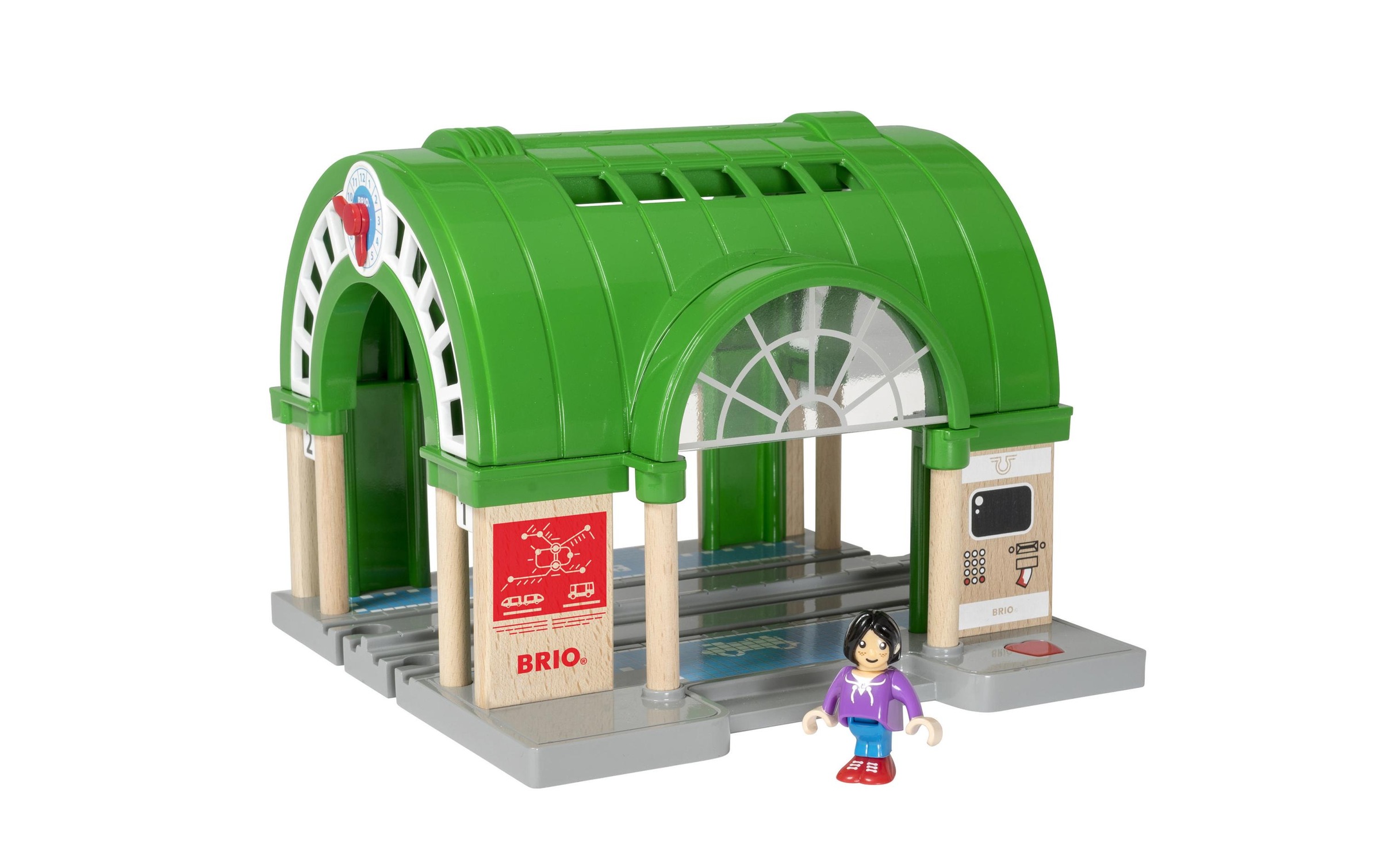 BRIO® Spielzeugeisenbahn-Gebäude »Hauptbahnhof mit Ticketautomat«