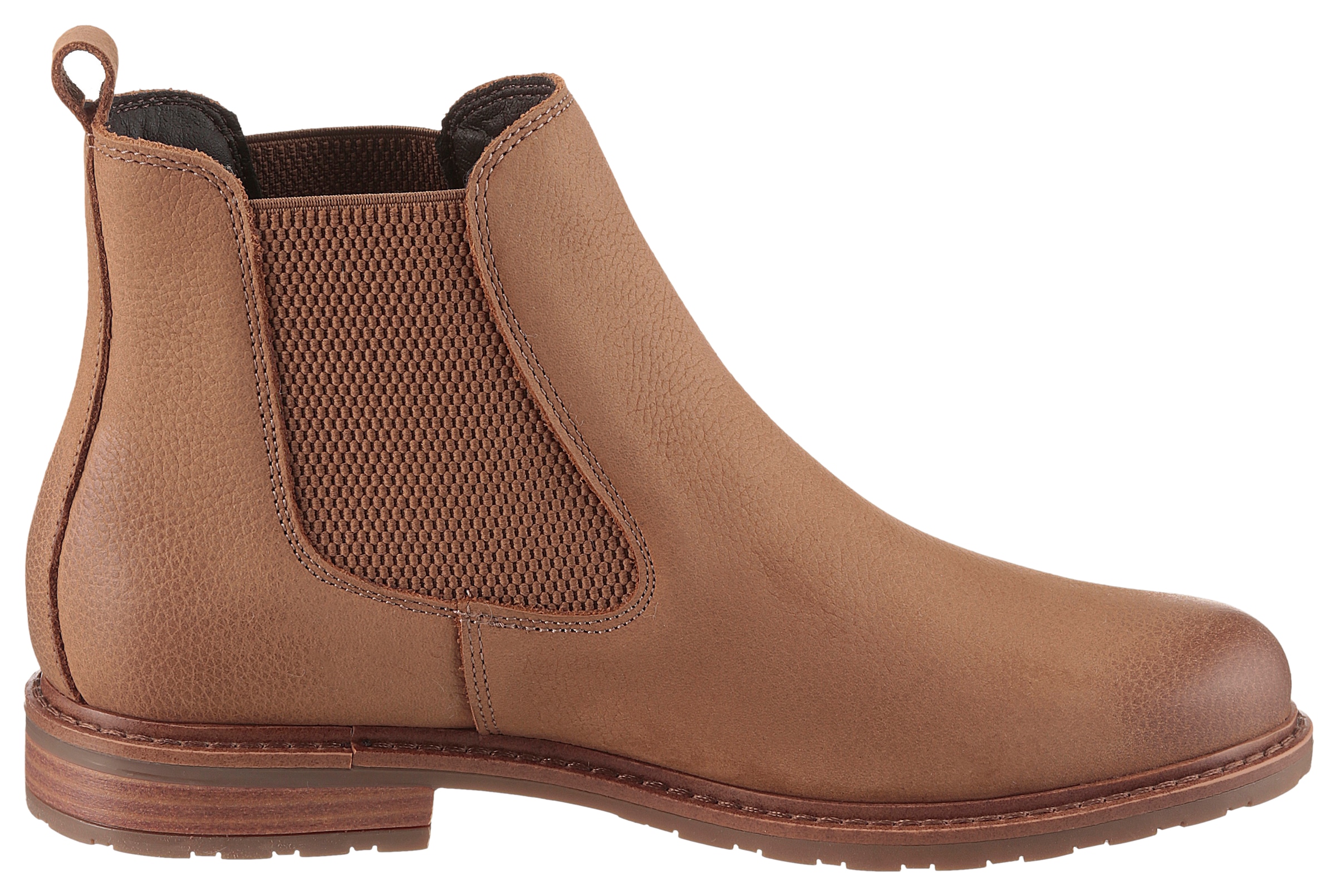 Tamaris Chelseaboots  Blockabsatz, Stiefelette, Businesschuh, Schlupfboots, Anziehlasche