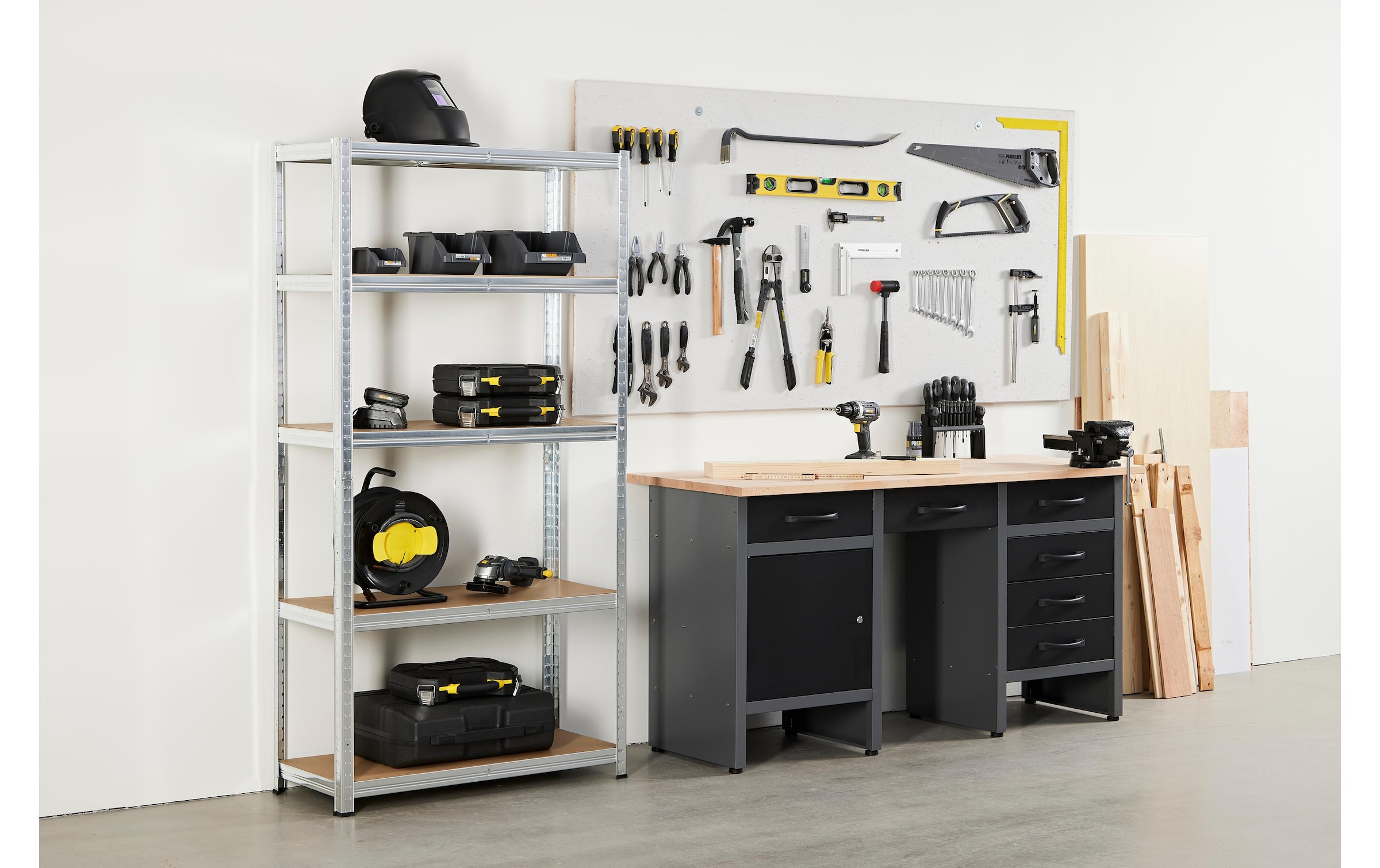 Schou Schwerlastregal »aus verzinktem Stahl«