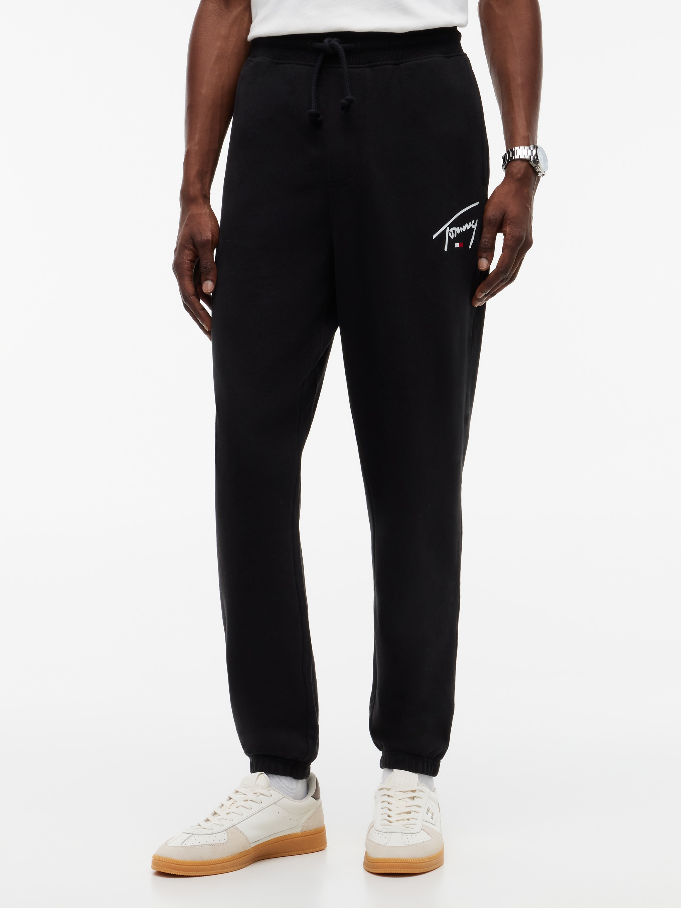 Image of Tommy Jeans Sweathose "REGULAR SIGNATURE SWEATPANT" Regular fit mit elastischem Bund