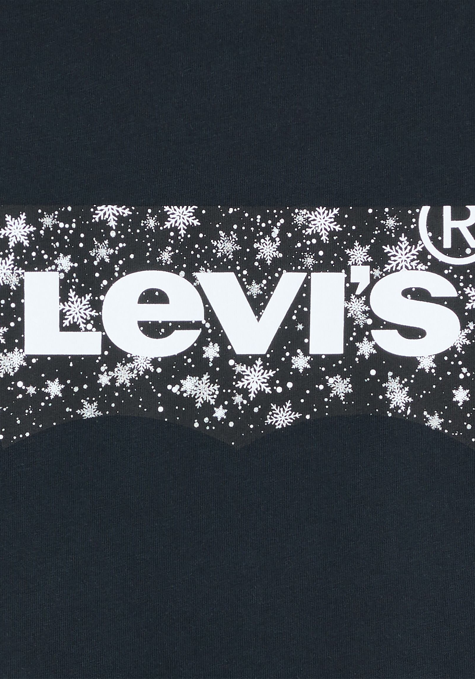 Levi's® Rundhalsshirt »THE PERFECT TEE«, mit Logo im Metallic-Holo Print