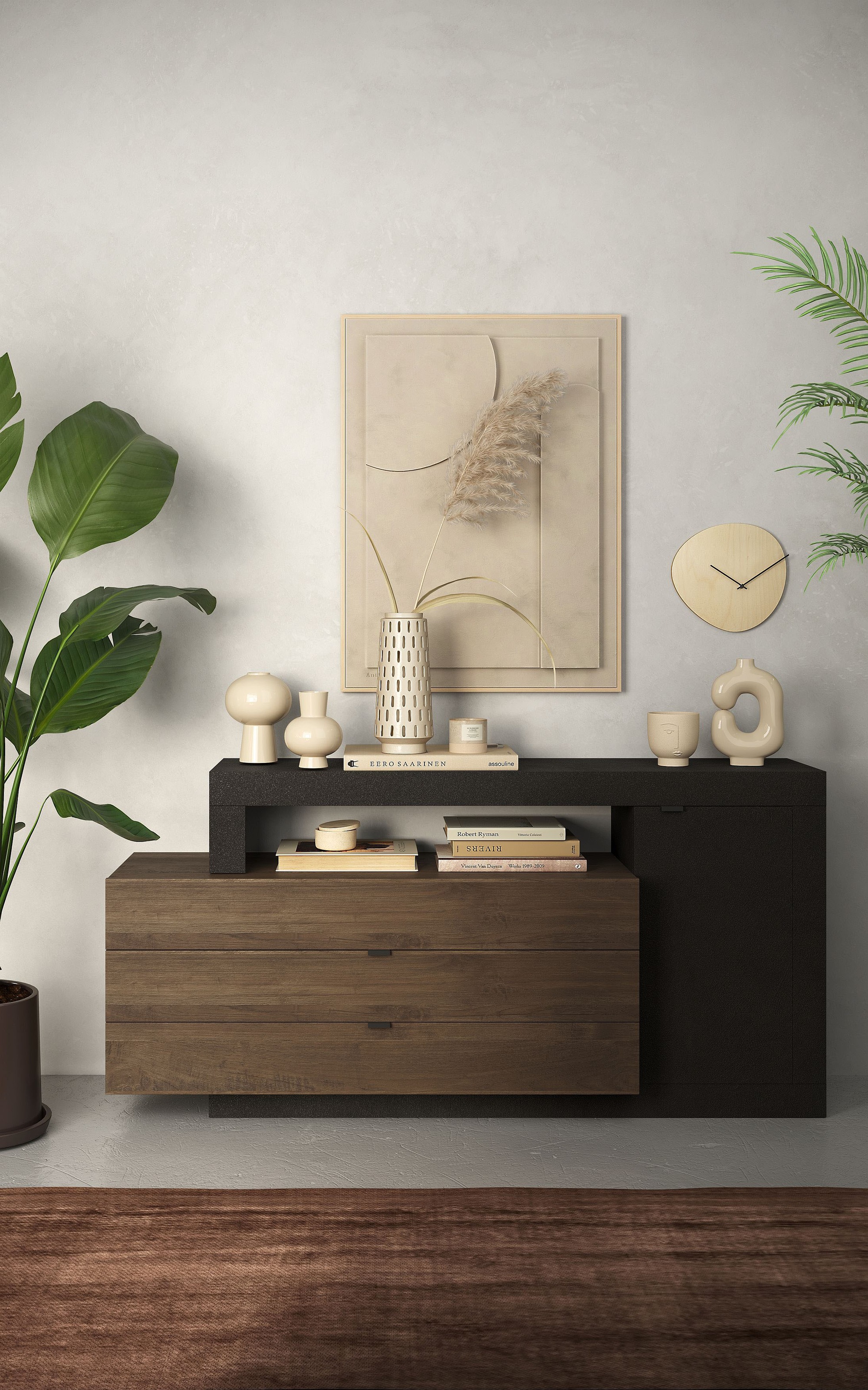 Image of Home affaire Sideboard "Freedom" Breite 159 cm mit 1 Tür und 3 Schubkästen (in verschiedenen Farben)