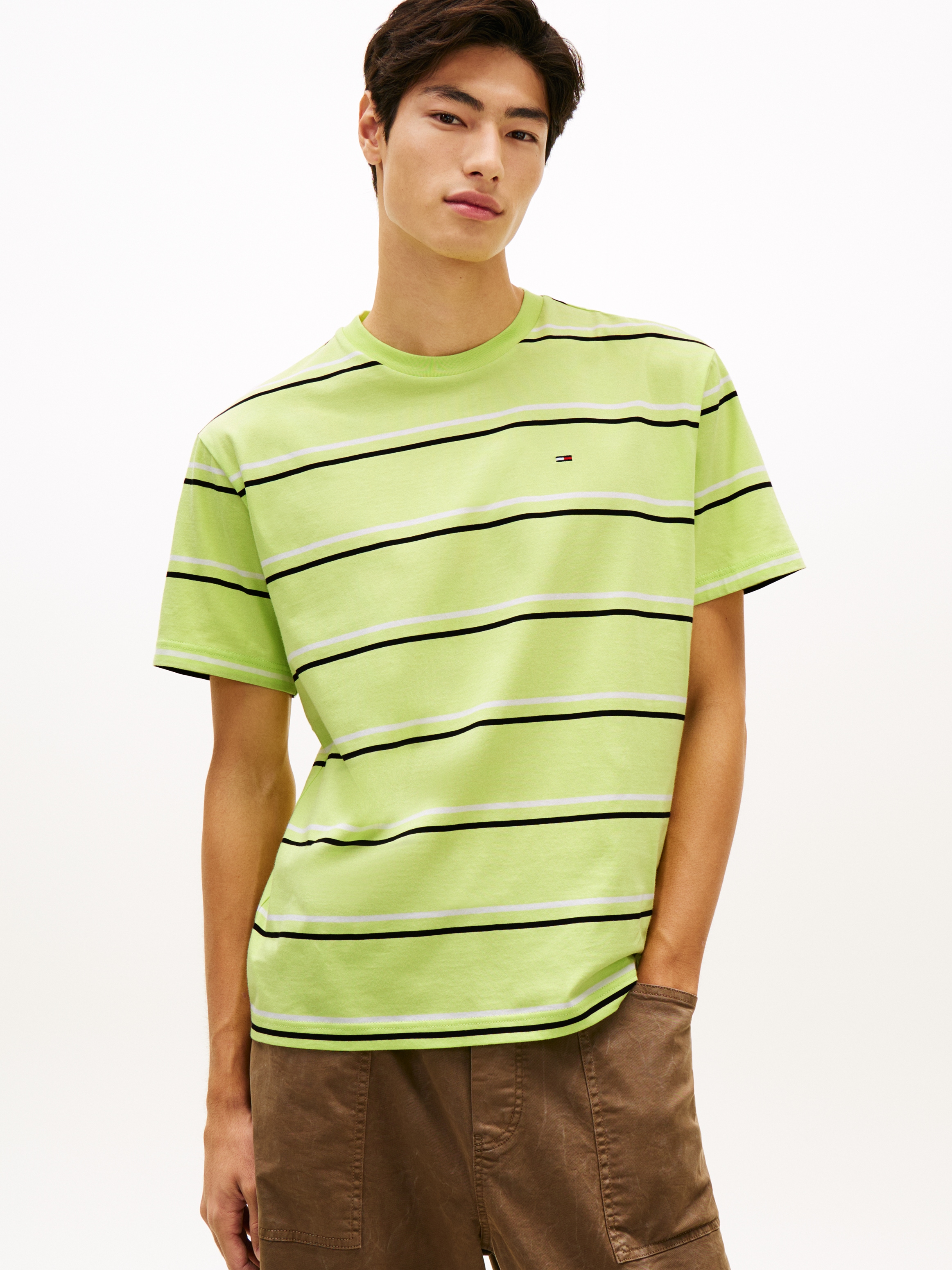 Image of Tommy Jeans T-Shirt "RELAXED STRIPE" Relaxed fit mit Streifenmuster
