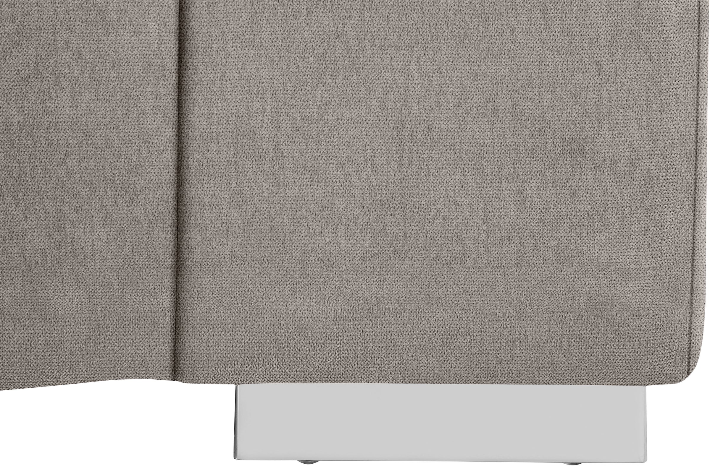 COTTA Ecksofa »Orion L-Form«, mit Kopfteilverstellung & 5 Nierenkissen