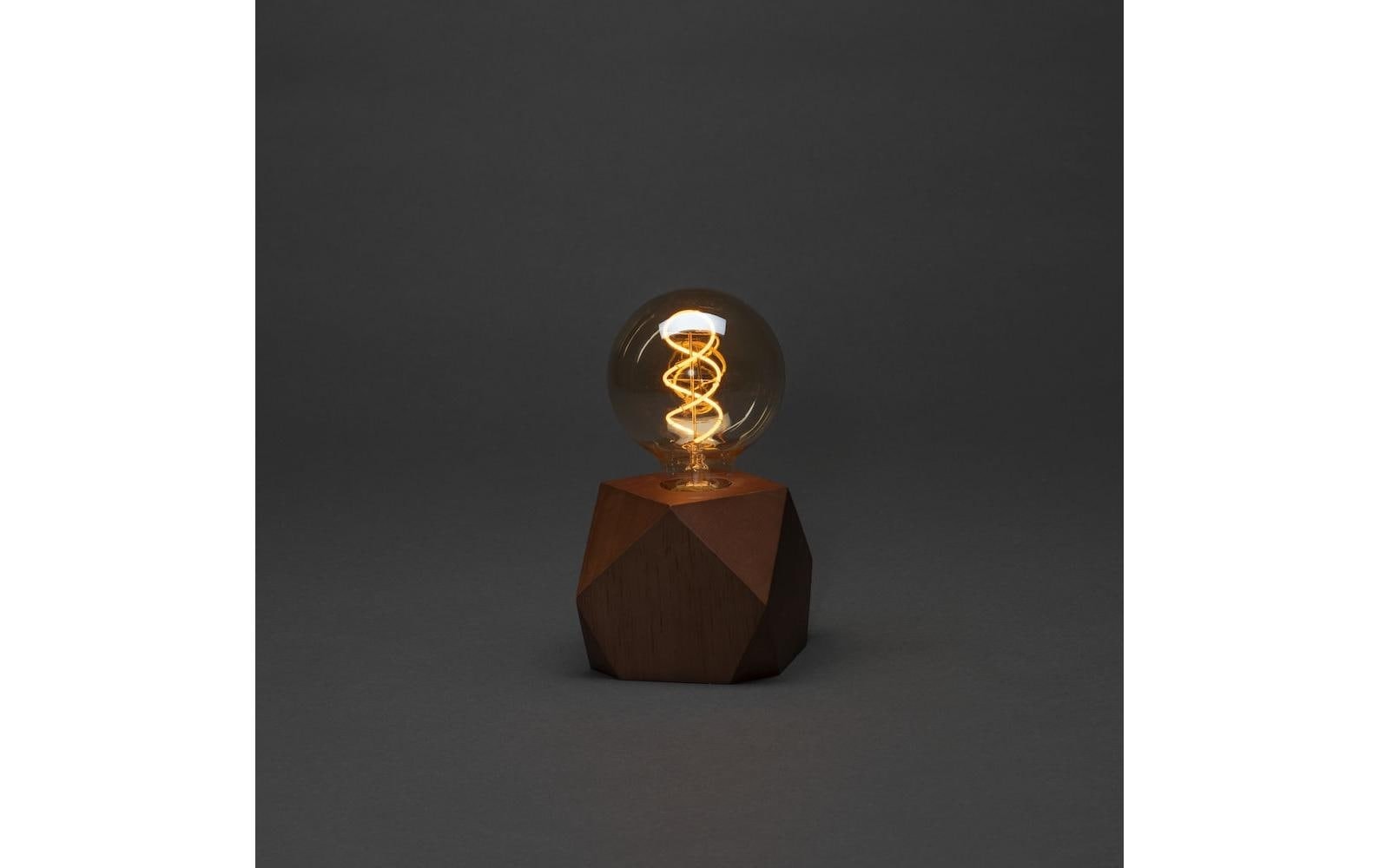 KONSTSMIDE Lampe de table »Tischleuchte Spirale, 1.5 V« couleur ambre