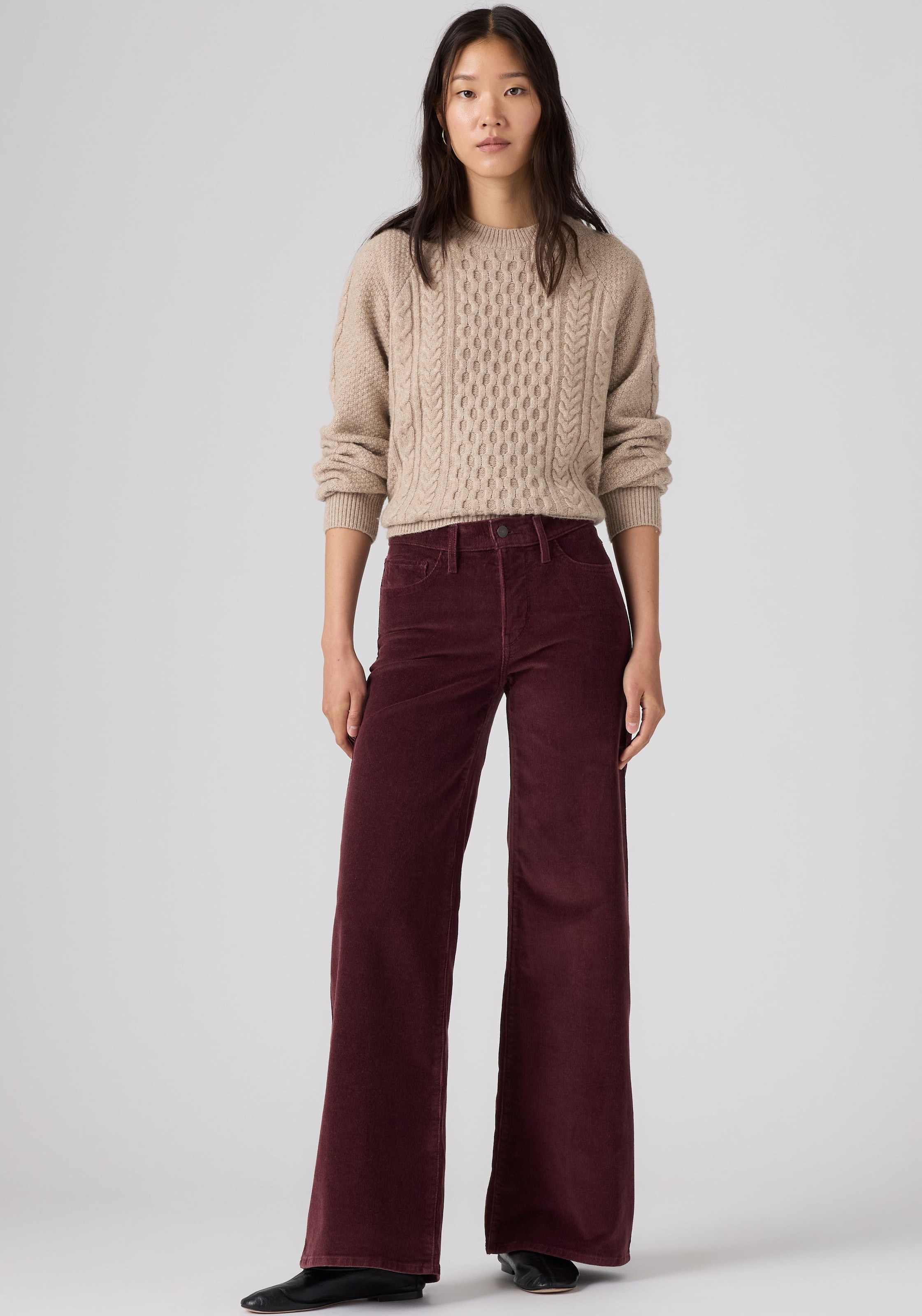 Levi's® Cordhose »318 SHAPING WIDE LEG«  mit weitem Bein - Wide Leg