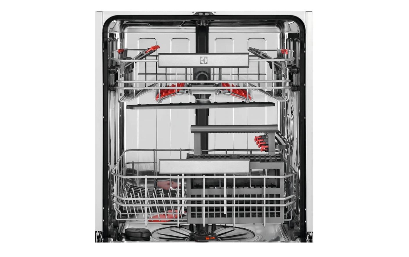 Electrolux vollintegrierbarer Geschirrspüler »GA5«, 12 Massgedecke, Lieferung mit passendem CH-Fixadapter