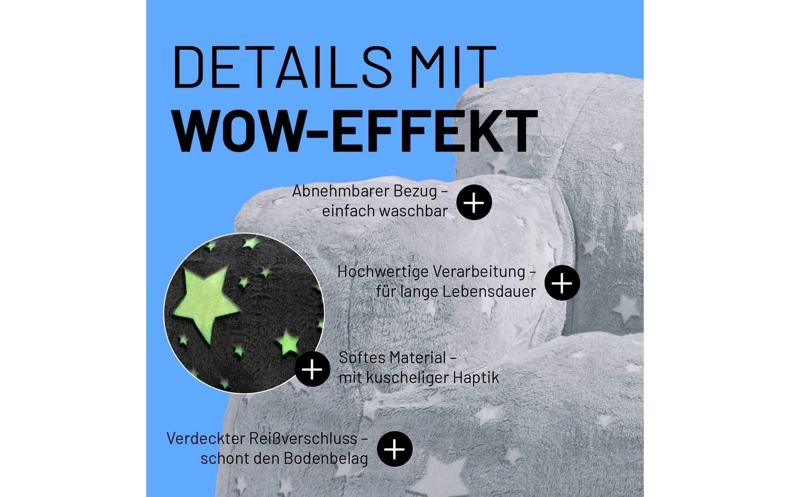 Lumaland Sessel »Glow in the Dark«