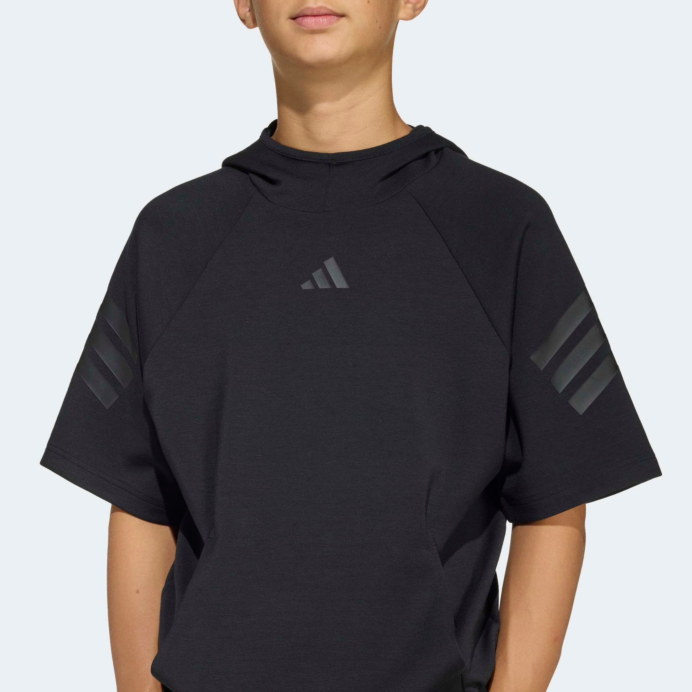 adidas Sportswear Sweat à capuche »FUTURE ICONS 3-STREIFEN KURZARM-HOODIE«
