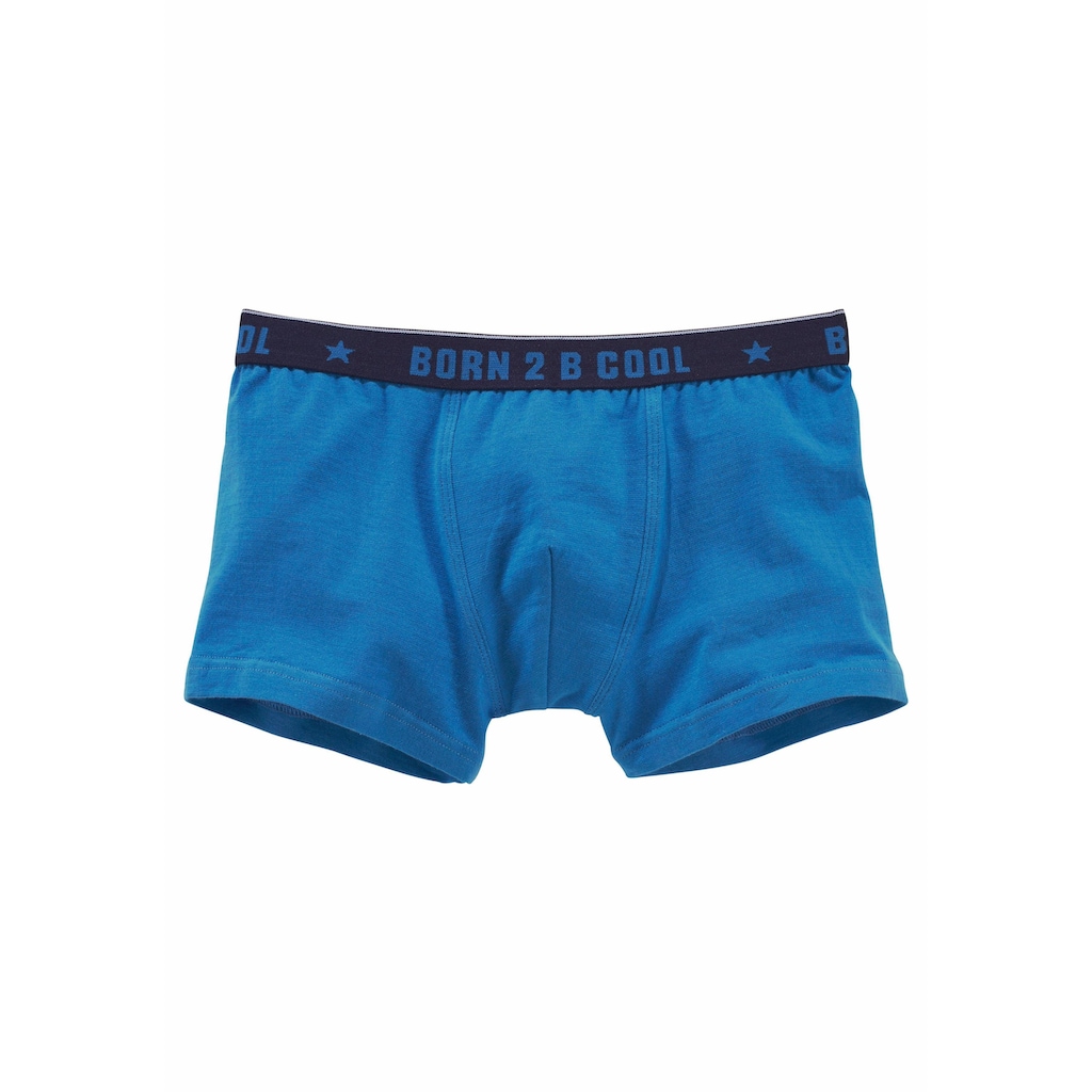 AUTHENTIC UNDERWEAR Boxer, (Packung, 3 St.), mit "BORN 2 B COOL" Bund