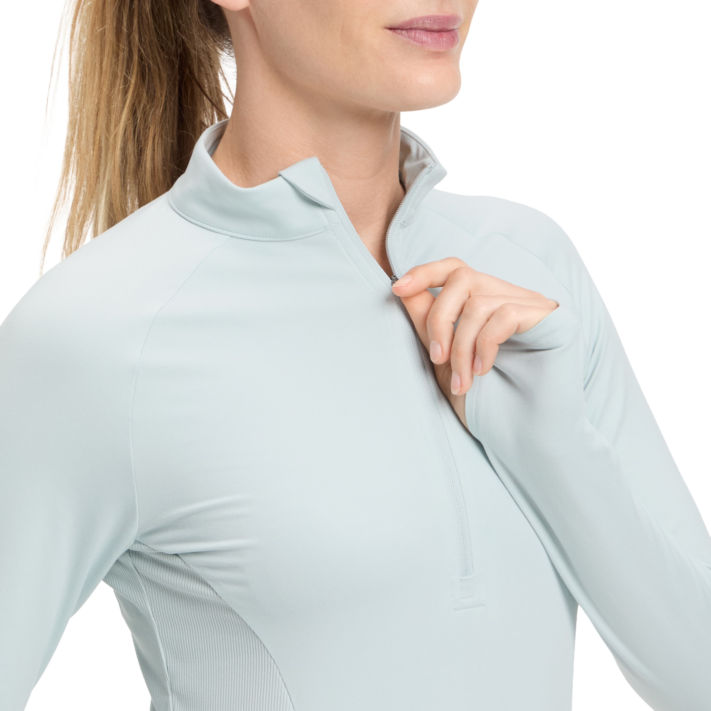 Energetics Sweat-shirt »DA.-LANGARMSHIRT CUSCA IV W«, avec design demi-fermeture éclair

