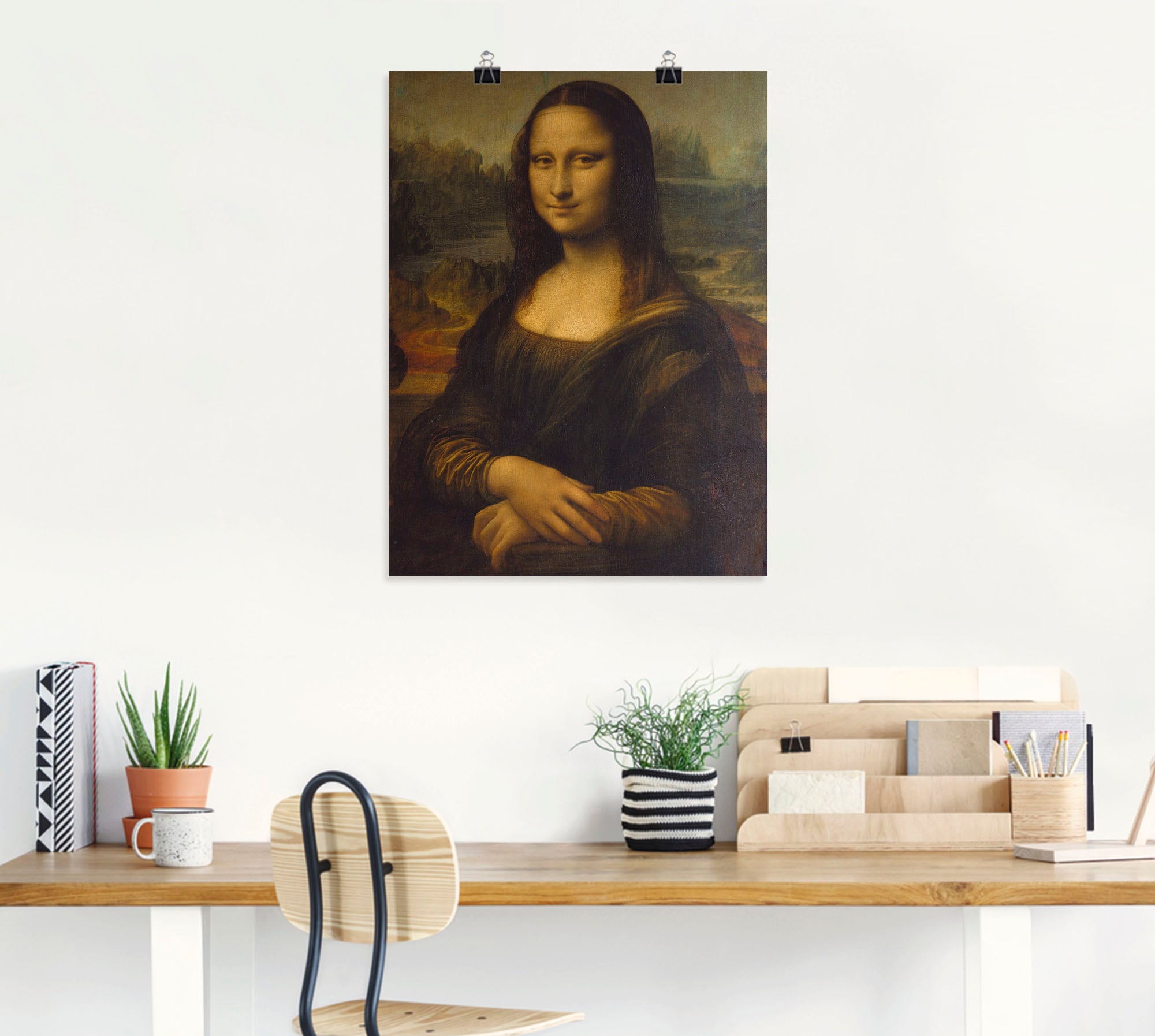 Artland Wandbild »Mona Lisa. Um 1503« Porträts 1 Stk. tlg. als Leinwandbild, Poster in verschied. Grössen