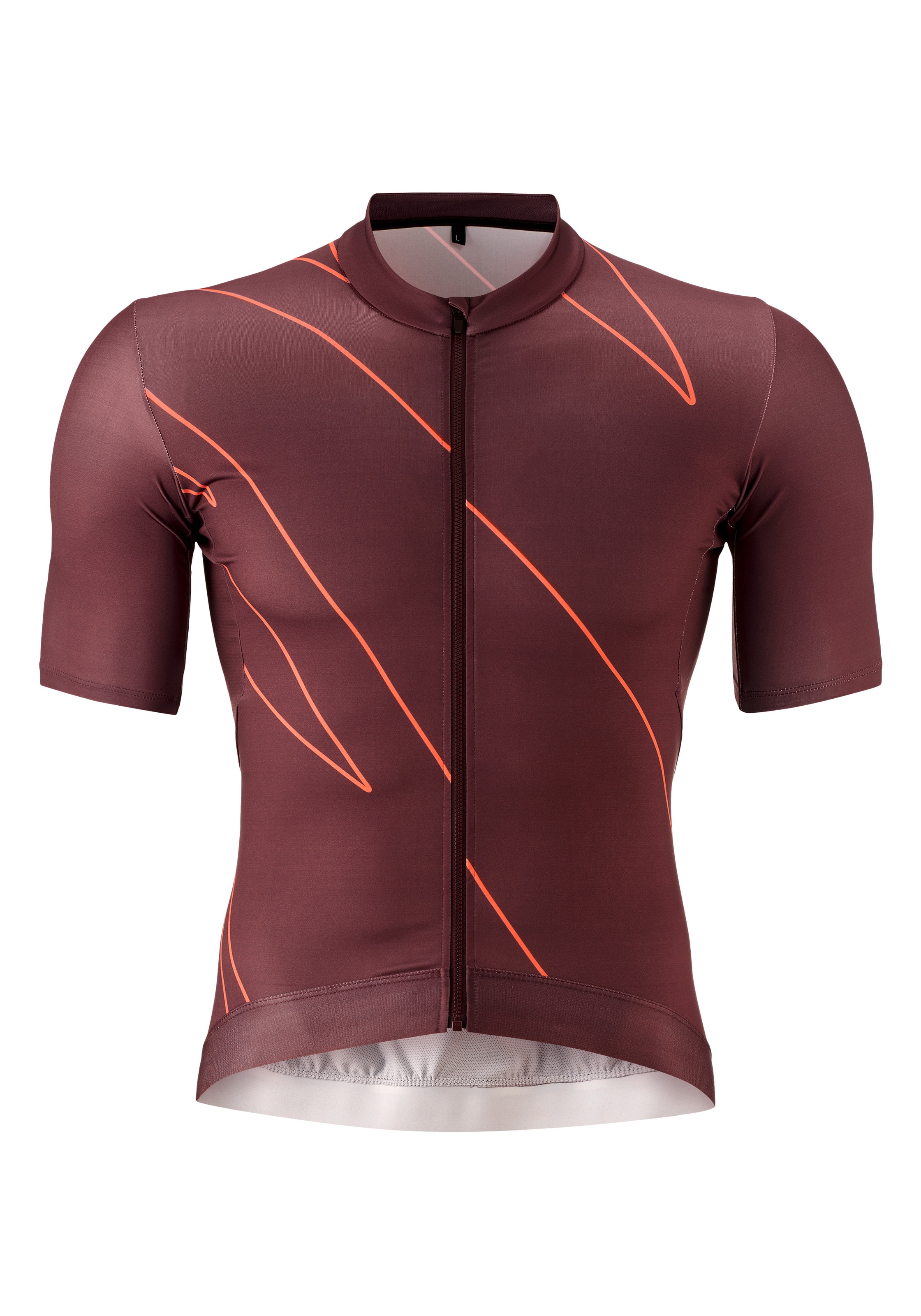 Gonso Radtrikot »Road Jersey Print M«, Herren Fahrradtrikot kurzarm, Full-Zip Trikot, Rückentasche, Slim Fit