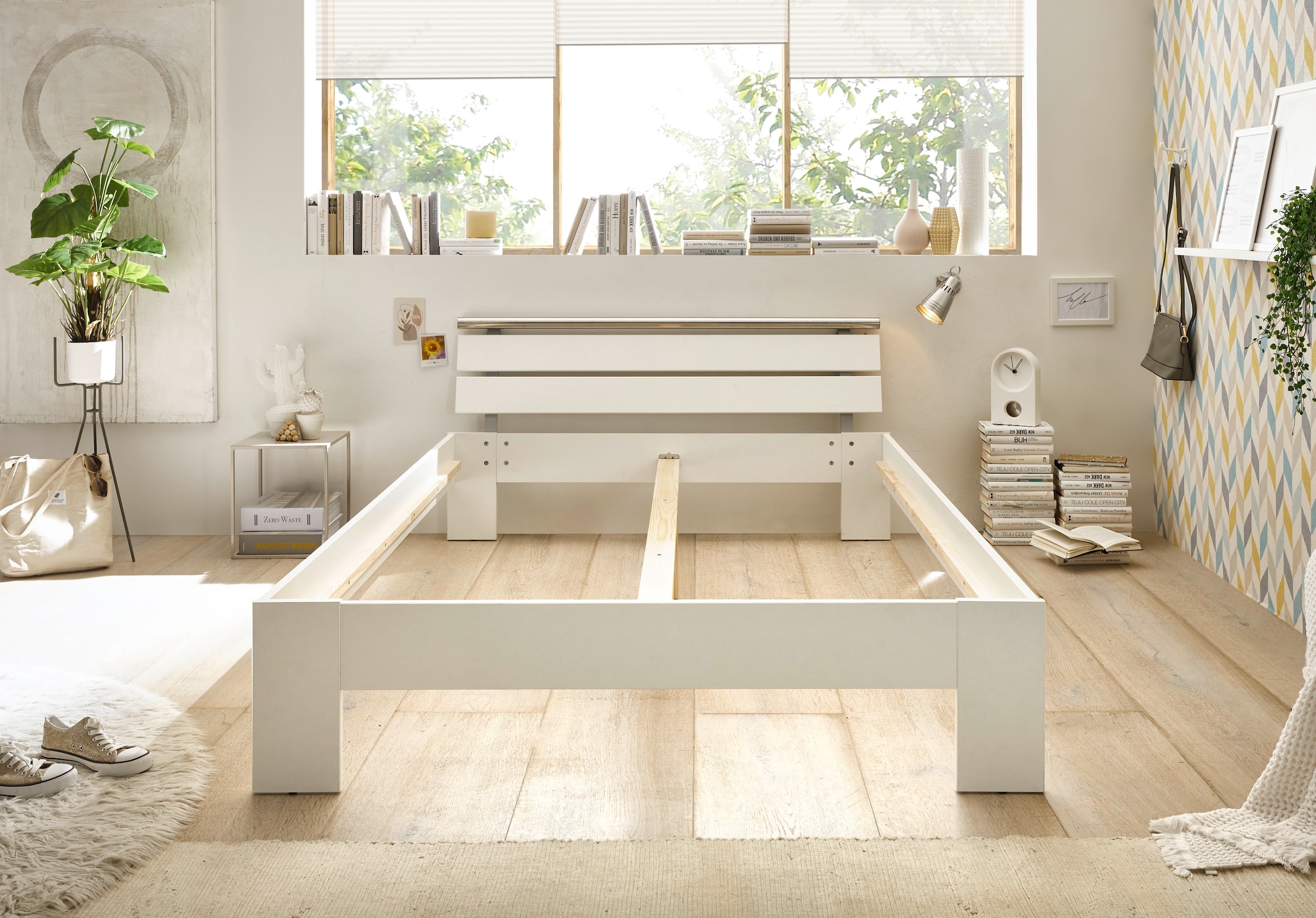 Schlafkontor Futonbett »Nizza«, Breite 140 cm, mit XXL Belastbarkeit bis zu 200 kg