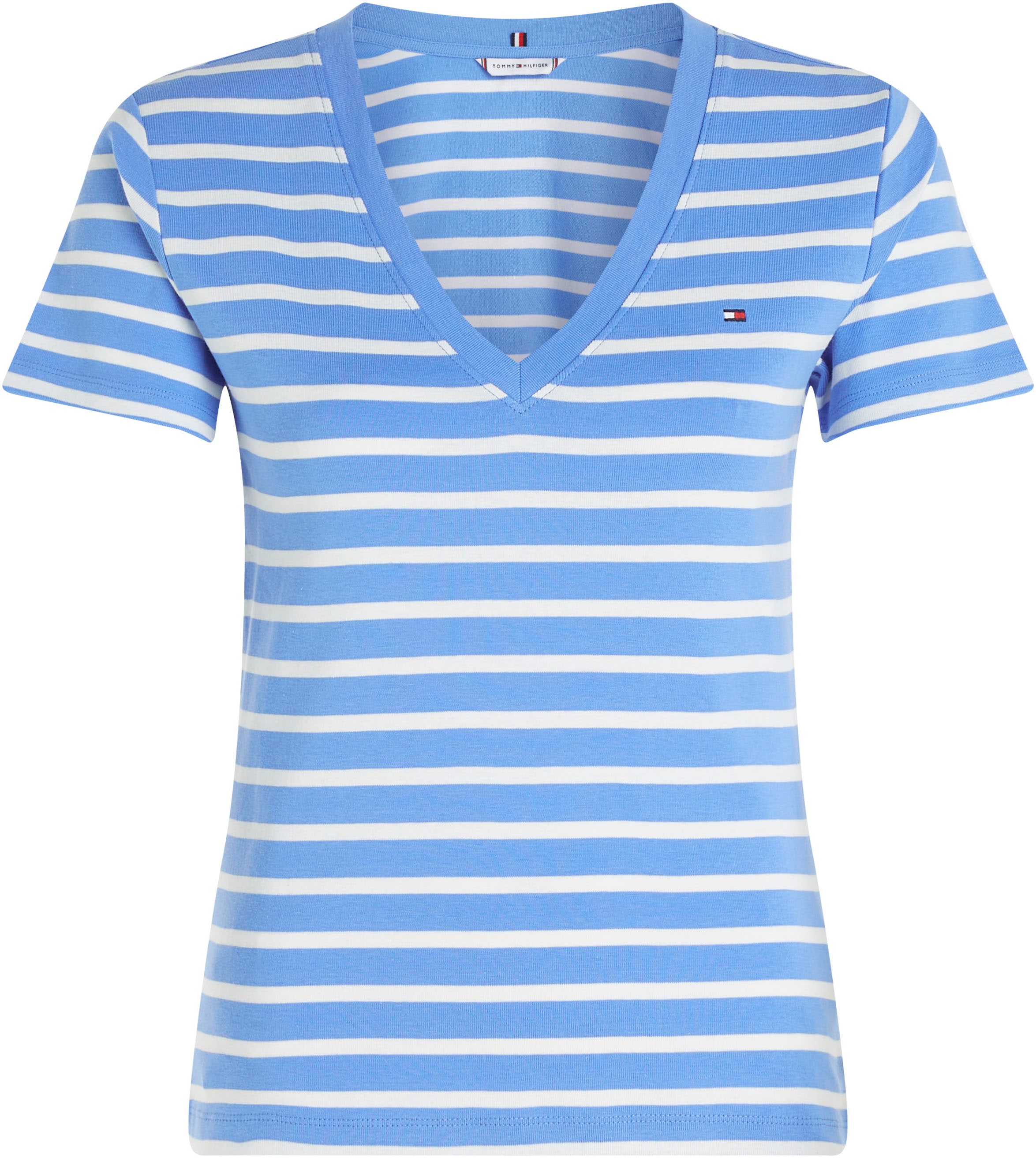 ♕ Tommy T-Shirt, Hilfiger mit versandkostenfrei Logostickerei bestellen