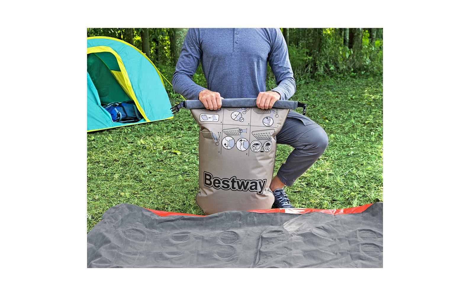 Bestway Lit à air »Roll und Relax Queen 203 x 152«