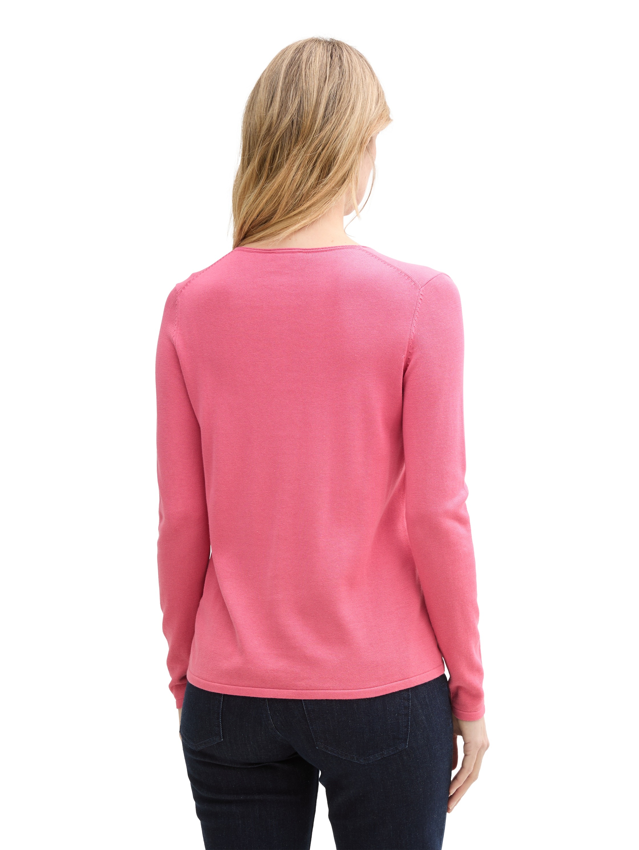 TOM TAILOR V-Ausschnitt-Pullover