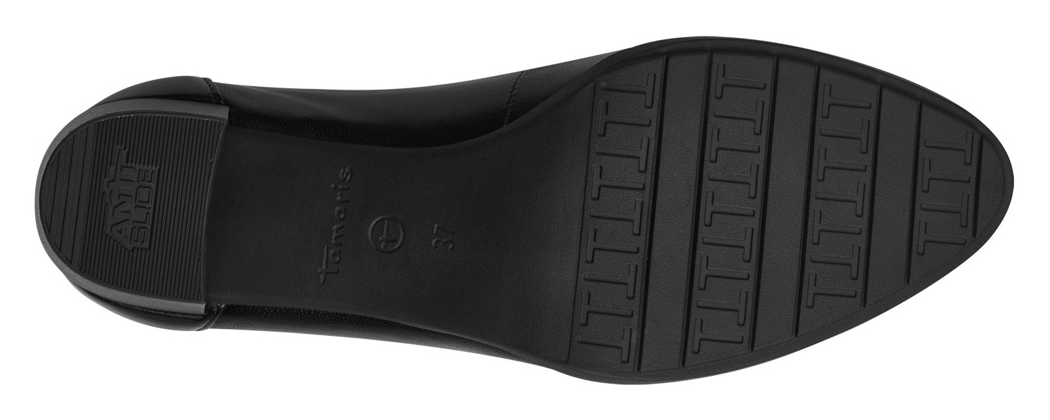 Tamaris Pumps, Blockabsatz, Businesschuh, Abendschuh, komfortabler Elastikeinfass