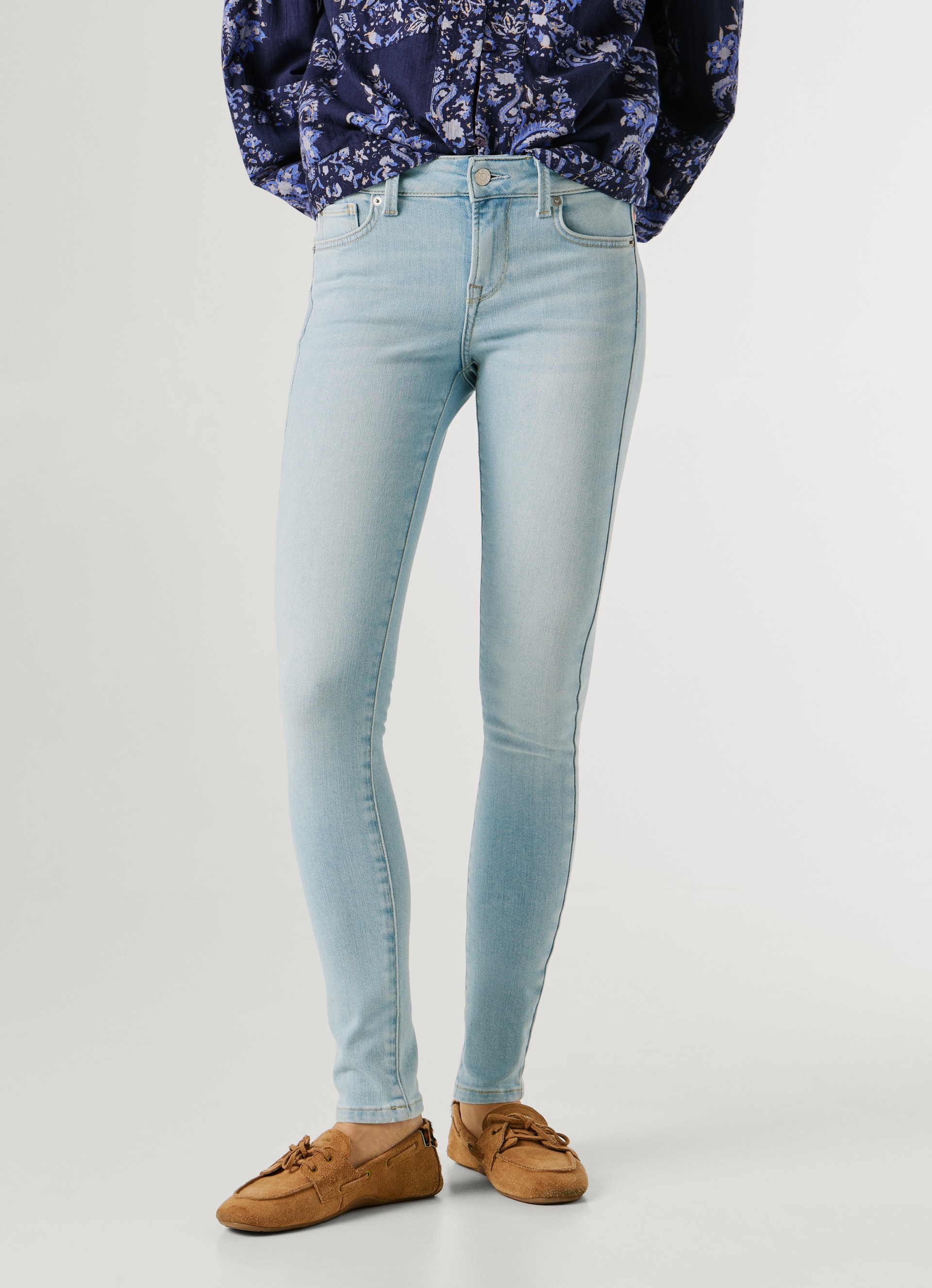 Image of Pepe Jeans Skinny-fit-Jeans "SKINNY JEANS LW" Low Waist