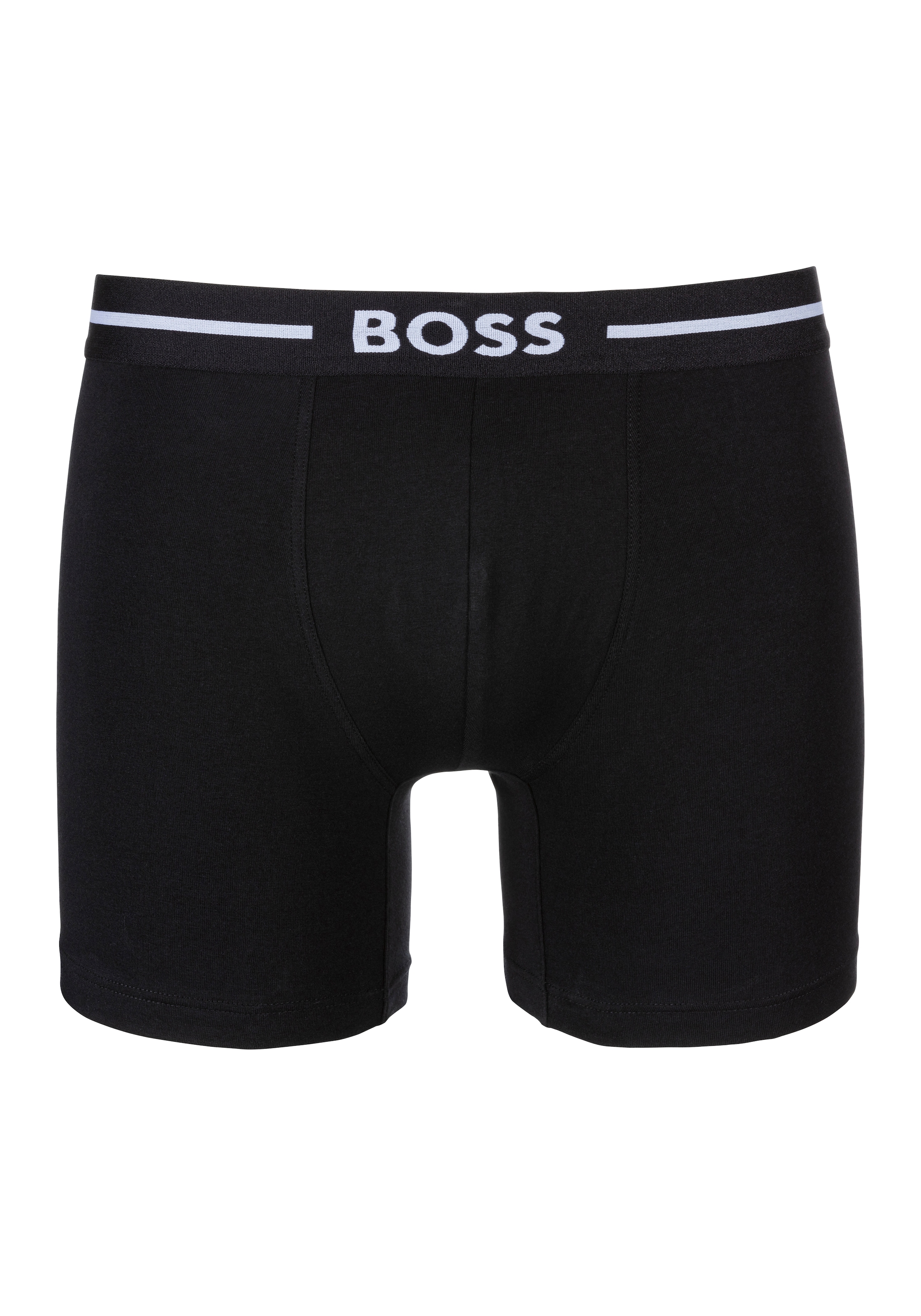 BOSS Boxer »BoxerBr 3P Bold Des«, (Packung, 3er), mit elastischem Bund