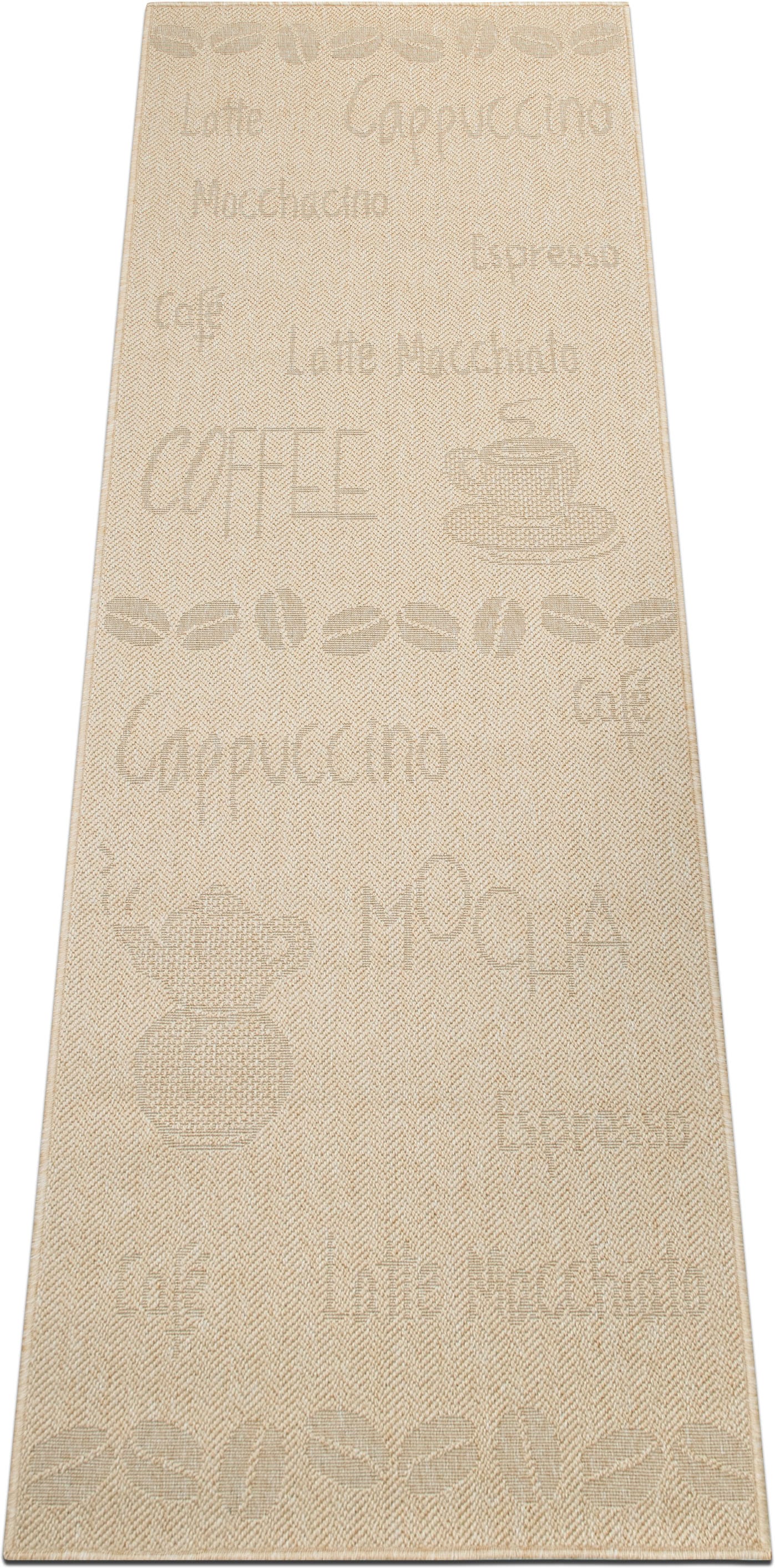 GOODproduct Läufer »Coffee, Kaffee-Motive, In- und Outdoor geeignet« rechteckig 5 mm Höhe Wetterfest, UV-beständig, Küchenläufer, Camping, Balkon