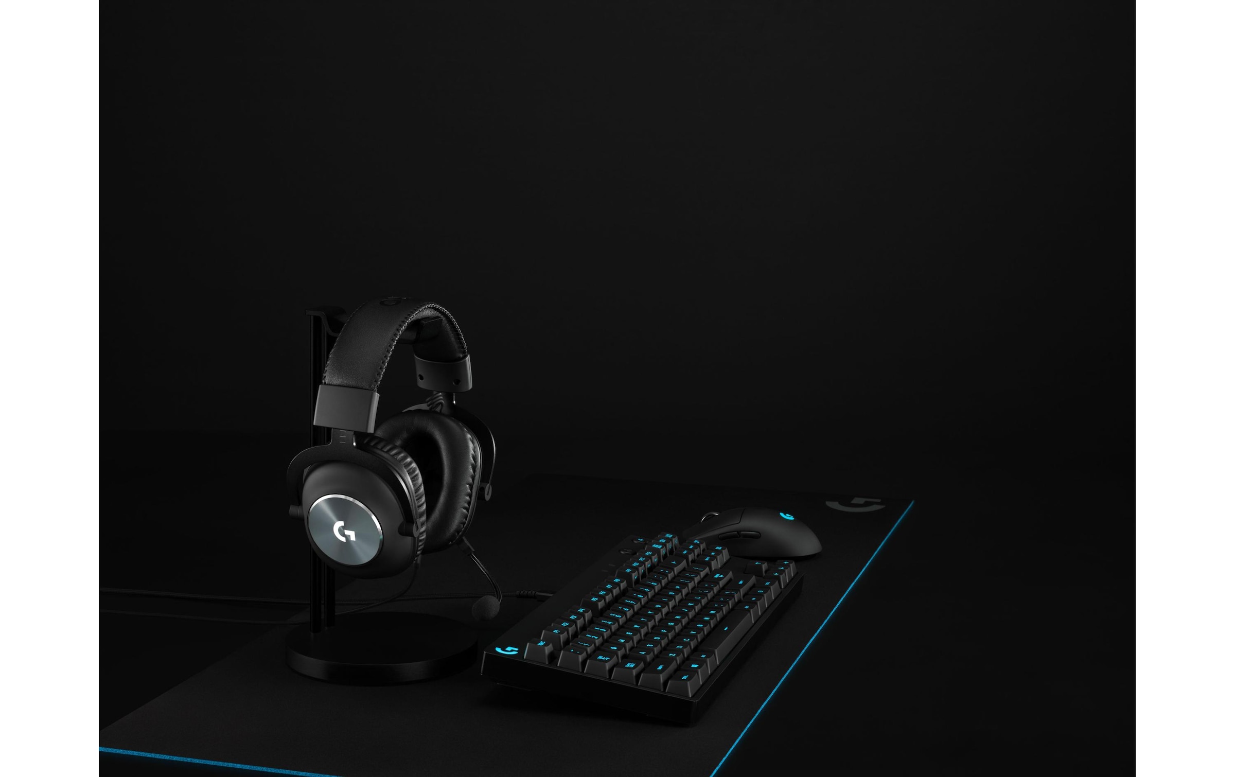 Logitech Gaming-Headset »G PRO X Gaming 7.1 Surround Schwarz«, Noise-Cancelling-Mikrofon abnehmbar