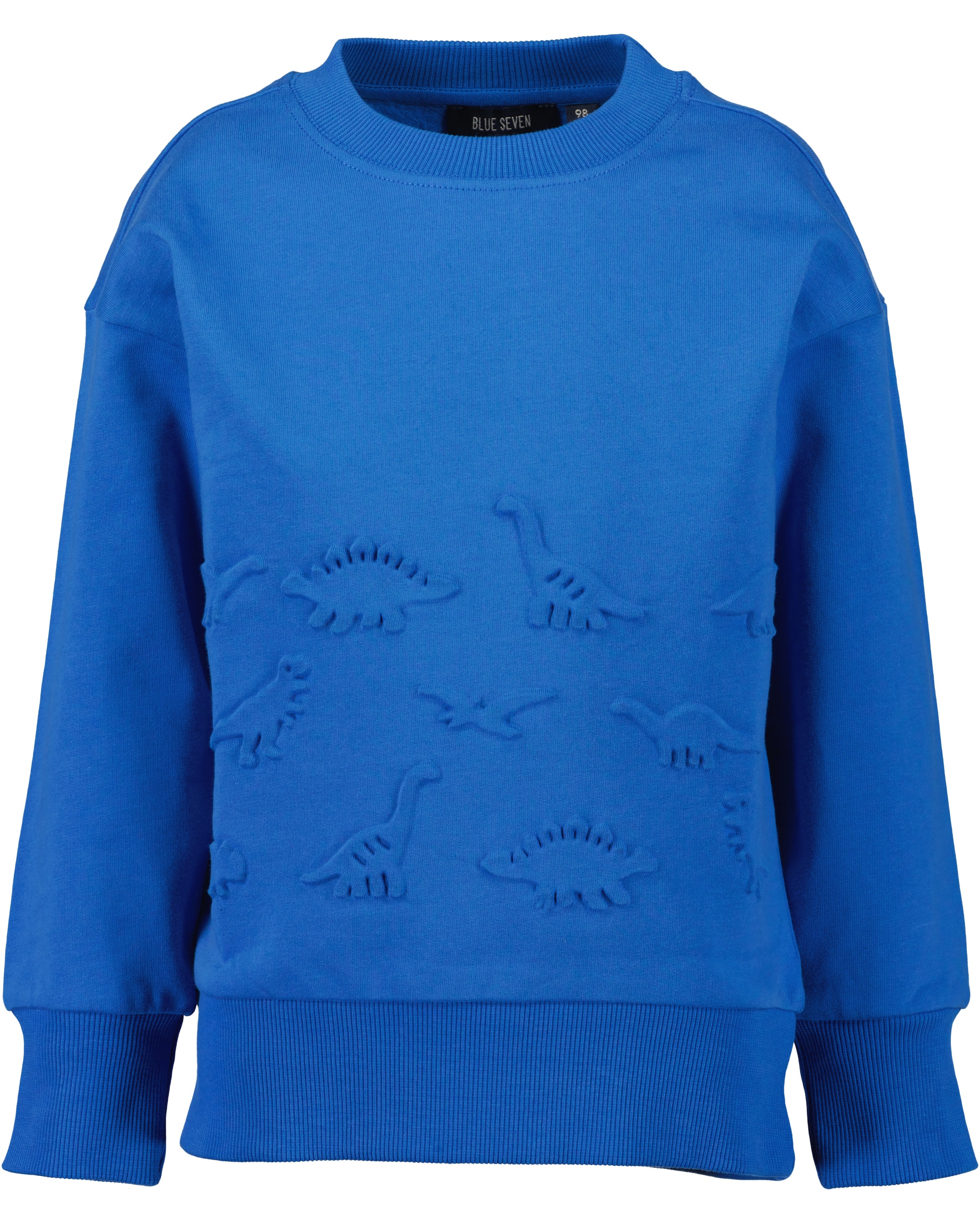 Image of Blue Seven Sweatshirt, mit trendigen Dino-Prägungen - ein echter Hingucker