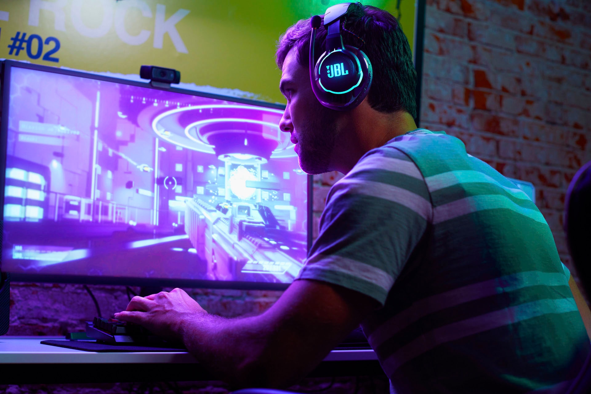 JBL Gaming-Headset »Quantum 810«, Bluetooth-WLAN (WiFi), Active Noise Cancelling (ANC)-Geräuschisolierung
